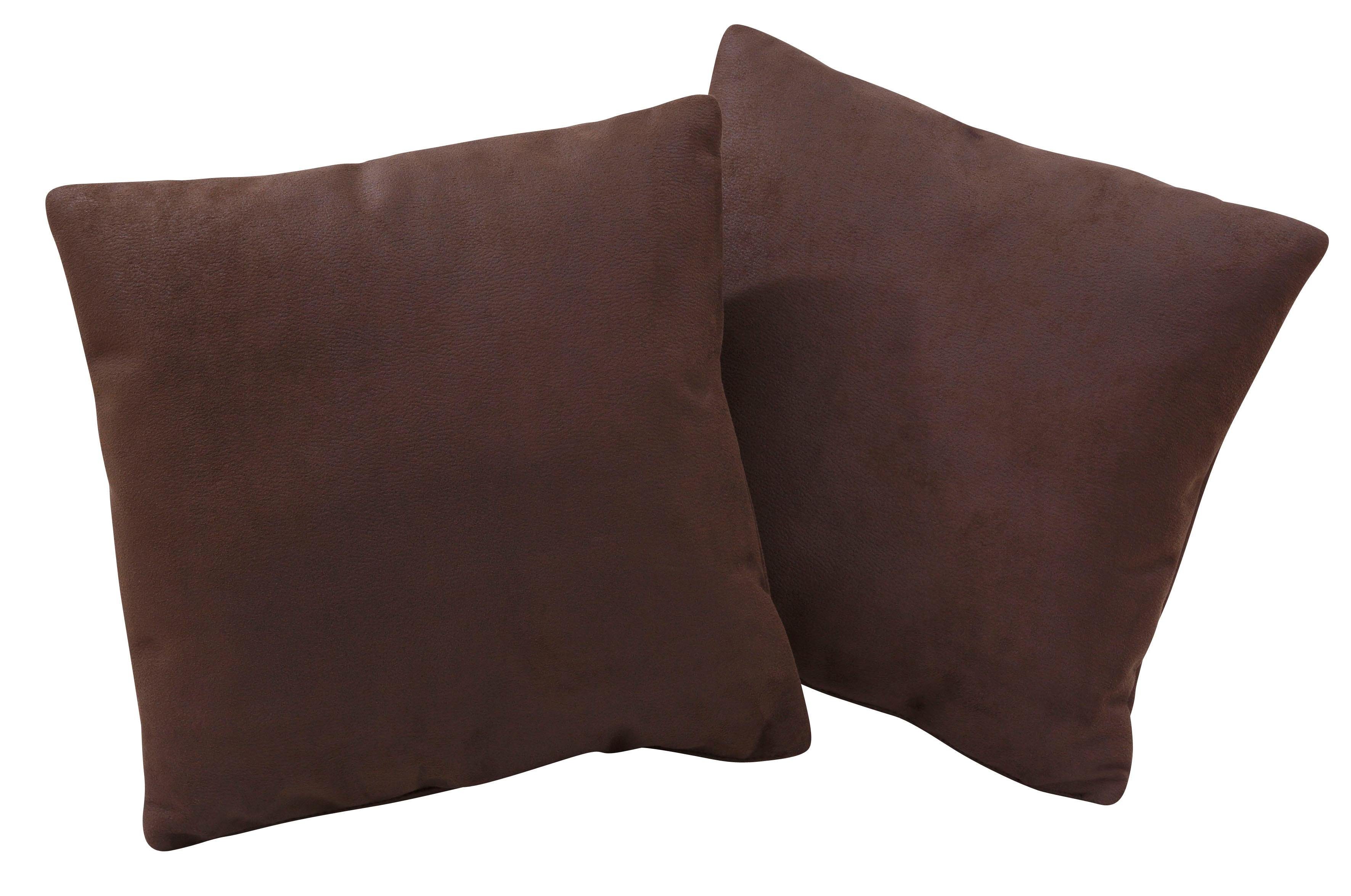 Home affaire Sierkussen Palmera 2 kussens als set van luxe-microvezel (2 stuks)