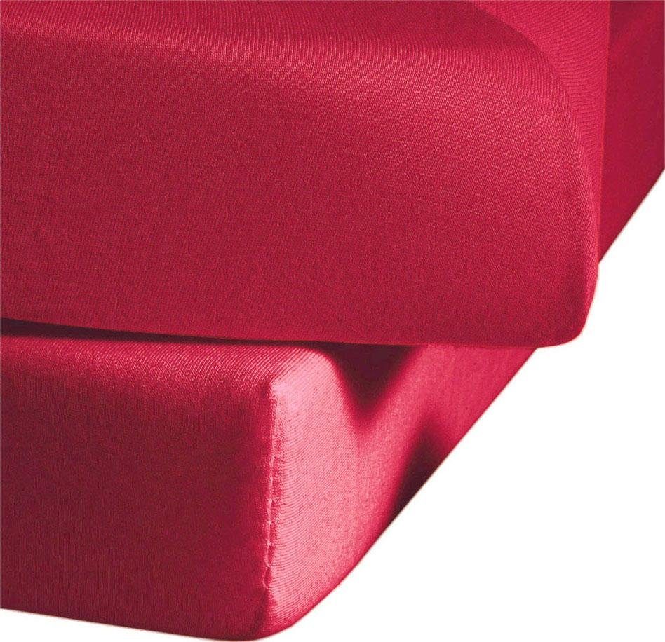 fleuresse Hoeslaken Jenny C van fijn Mako-jersey voor matrassen tot 23 cm hoog (1 stuk)