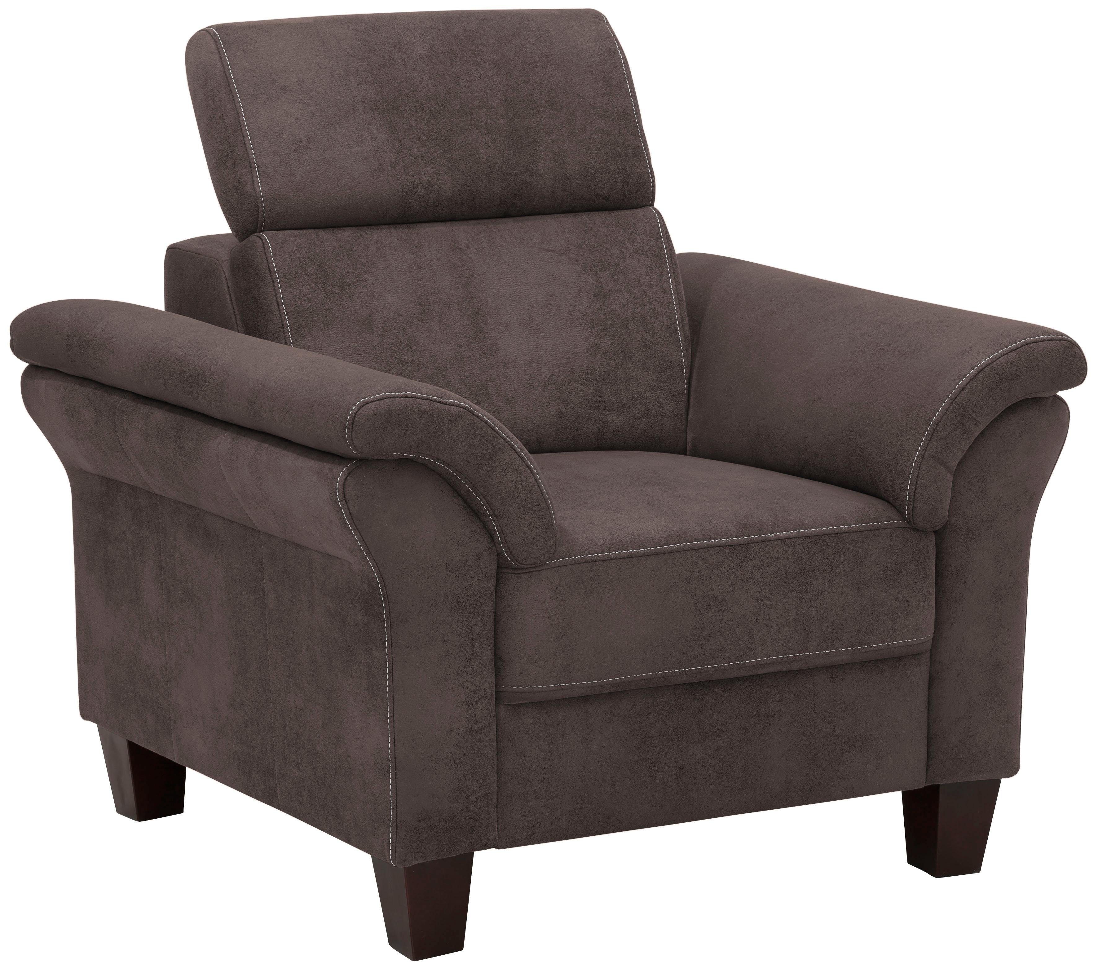 Home affaire Fauteuil Arngast Inclusief verstelbaar hoofdeind en binnenvering