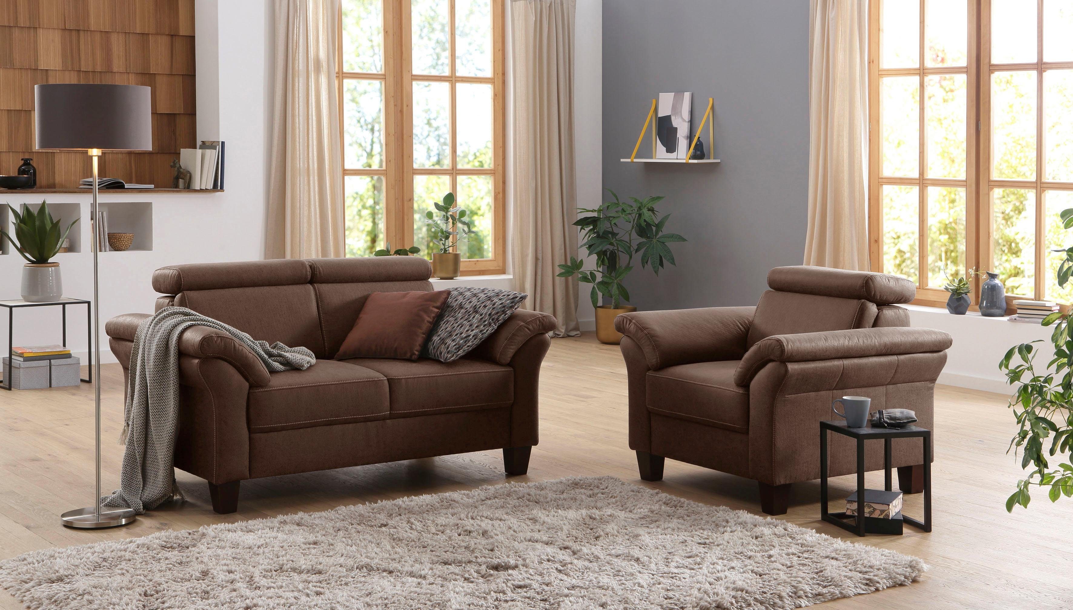 Home affaire Fauteuil Arngast Inclusief verstelbaar hoofdeind en binnenvering