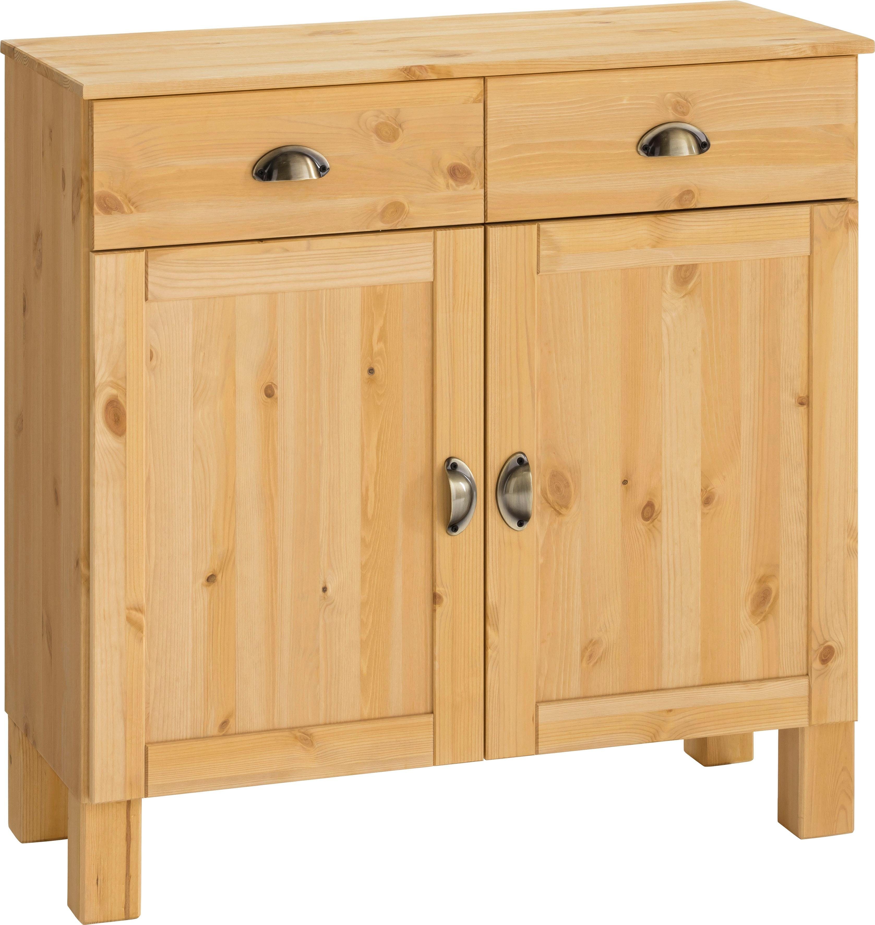 Home affaire Onderkast Oslo 85 cm breed, 38 cm diep, als dressoir te gebruiken, 2 deuren, 2 laden