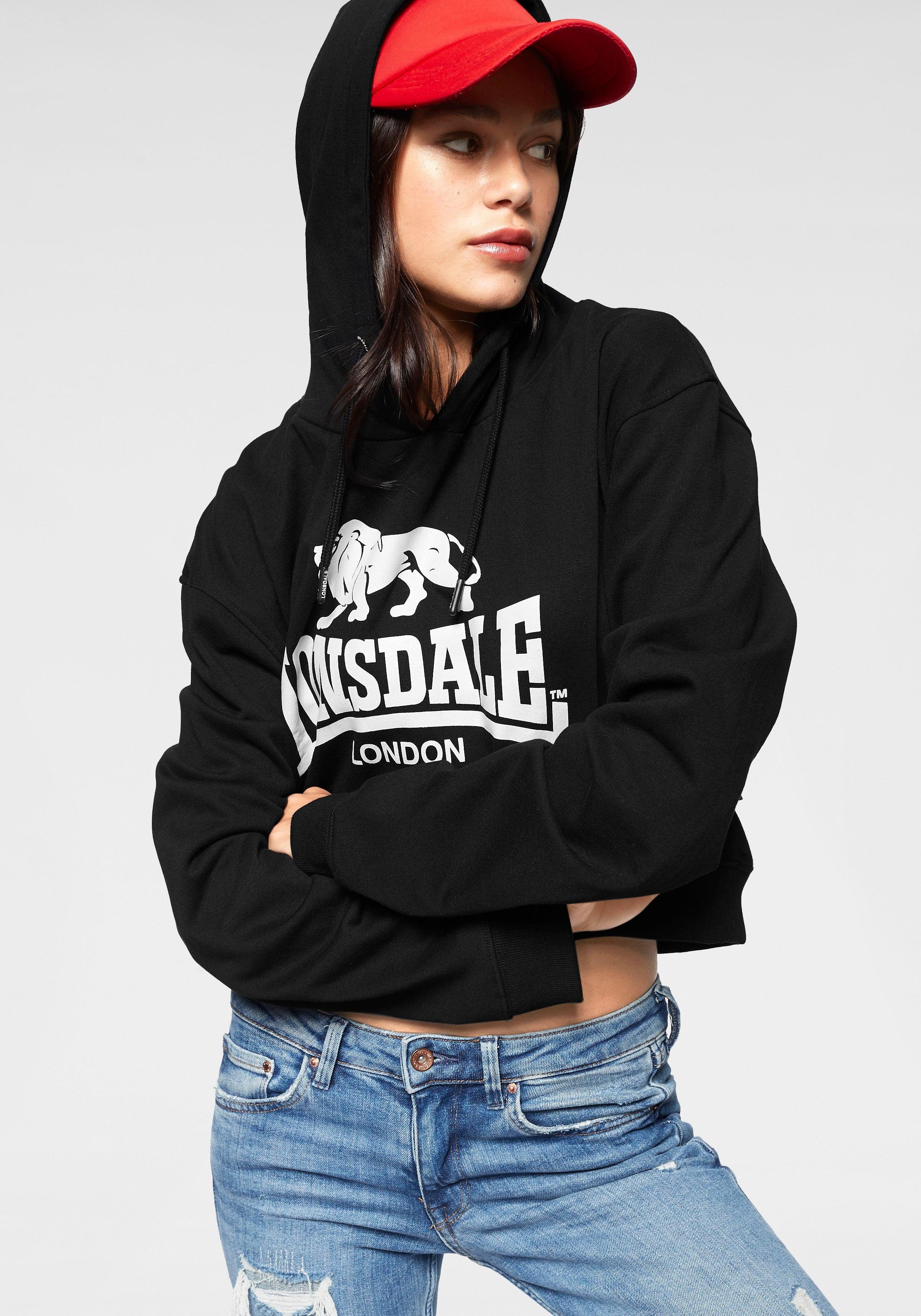 Lonsdale Hoodie Crop top ROXETH