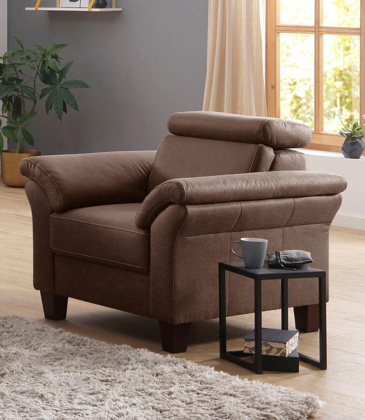 Home affaire Fauteuil Arngast Inclusief verstelbaar hoofdeind en binnenvering