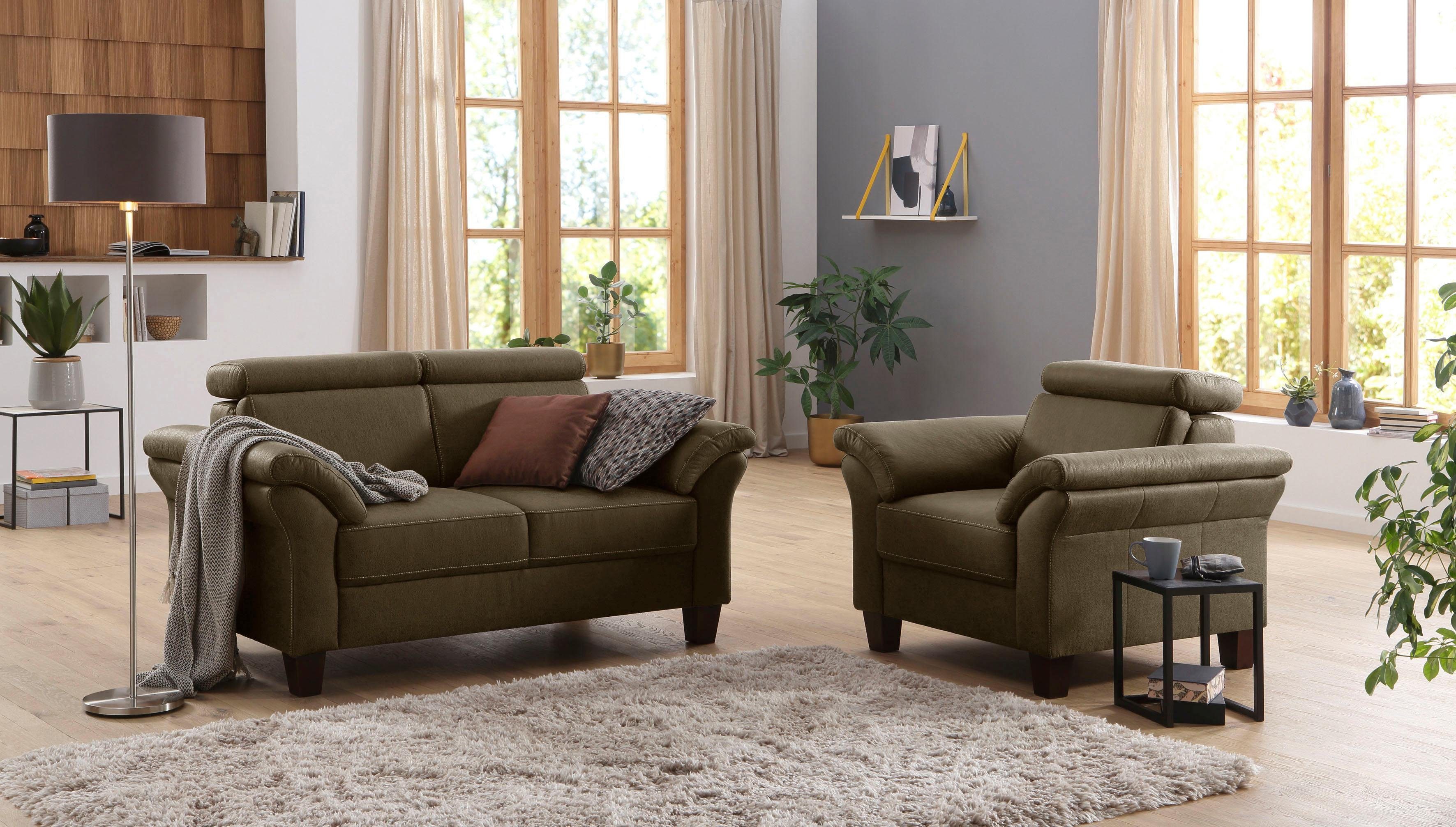 Home affaire Fauteuil Arngast Inclusief verstelbaar hoofdeind en binnenvering