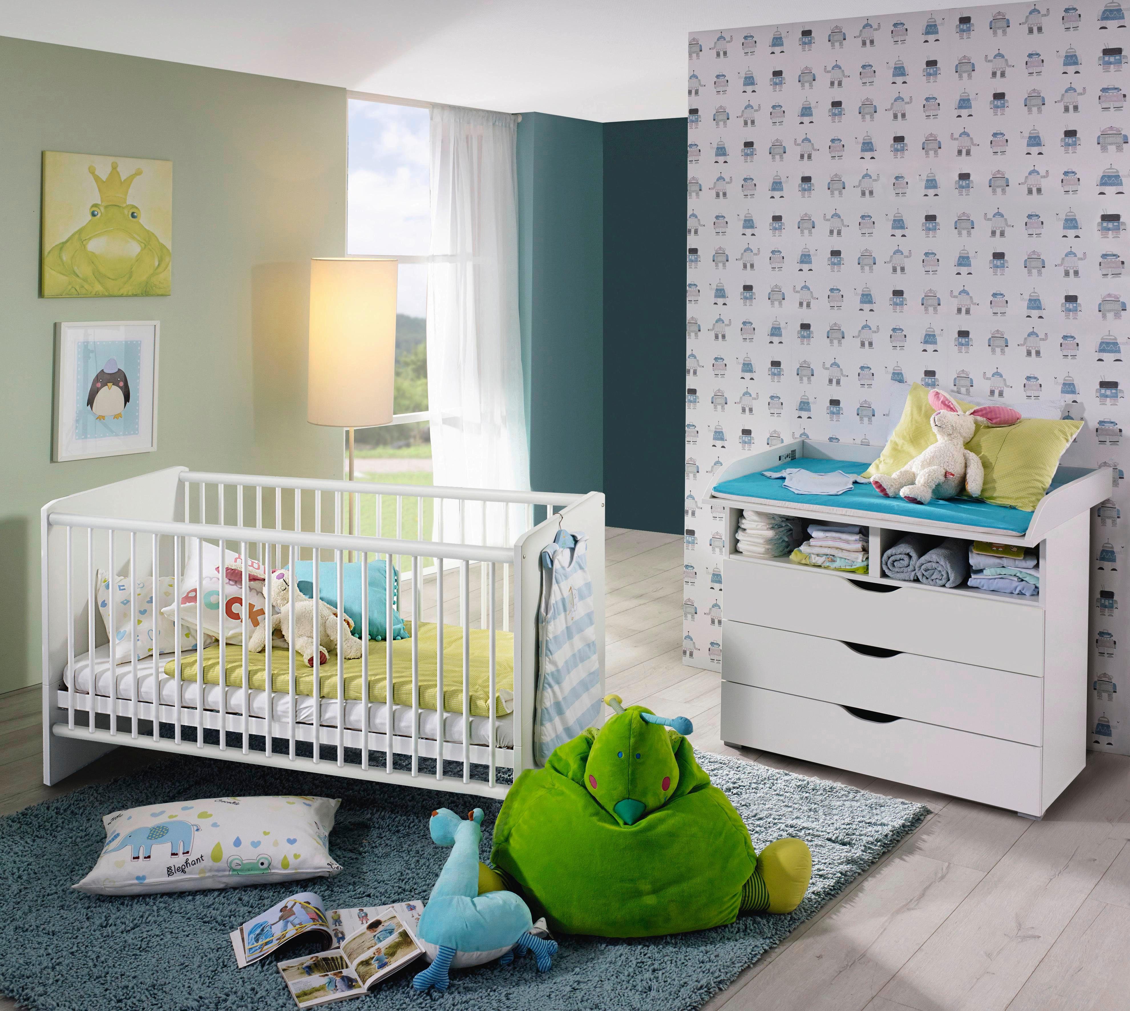 Babykamer voordeelset Bristol ledikantje + commode, (2-delig)
