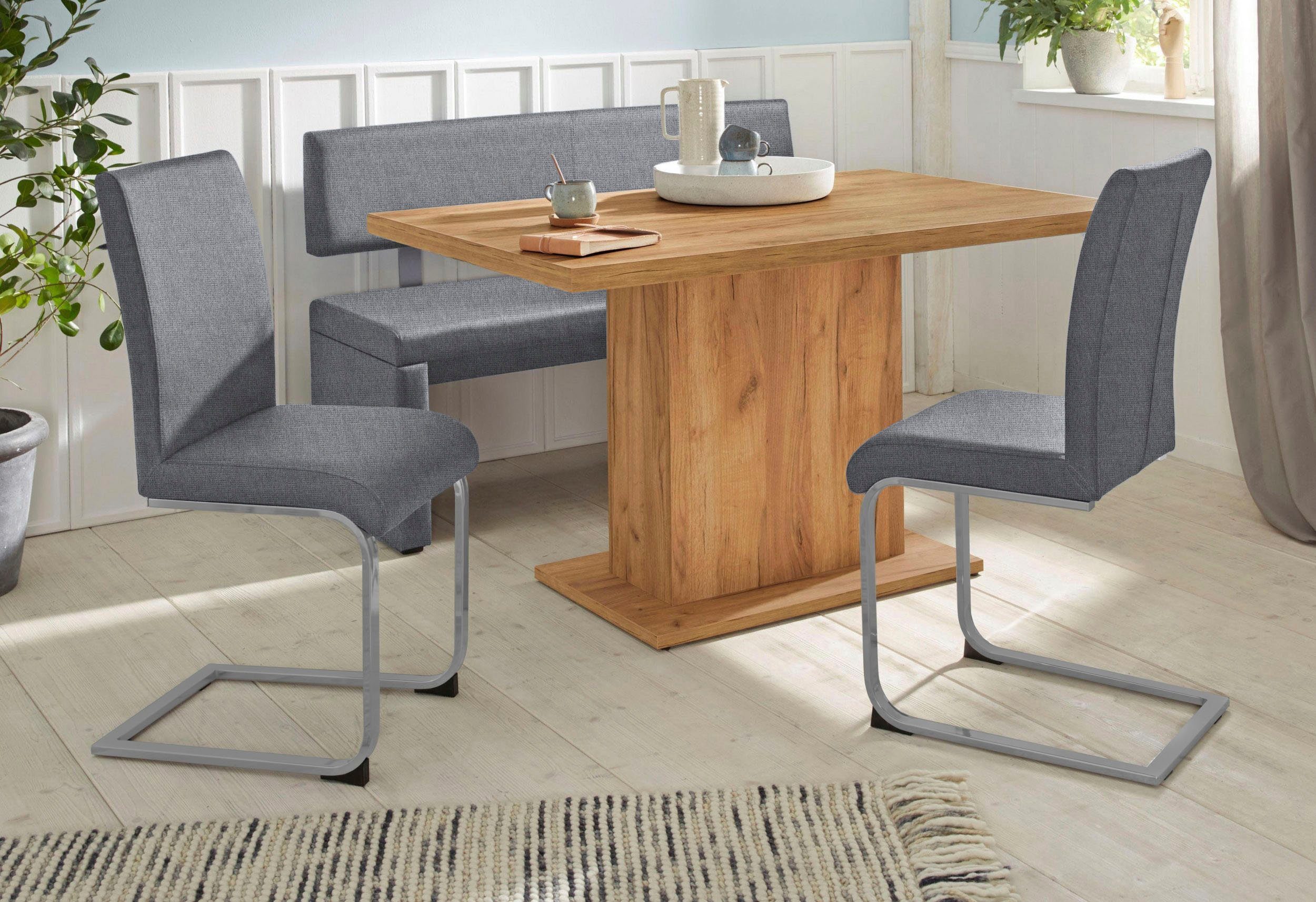 Home affaire Zitbank Charissa met leuning, breedte 140, 160 of 180 cm
