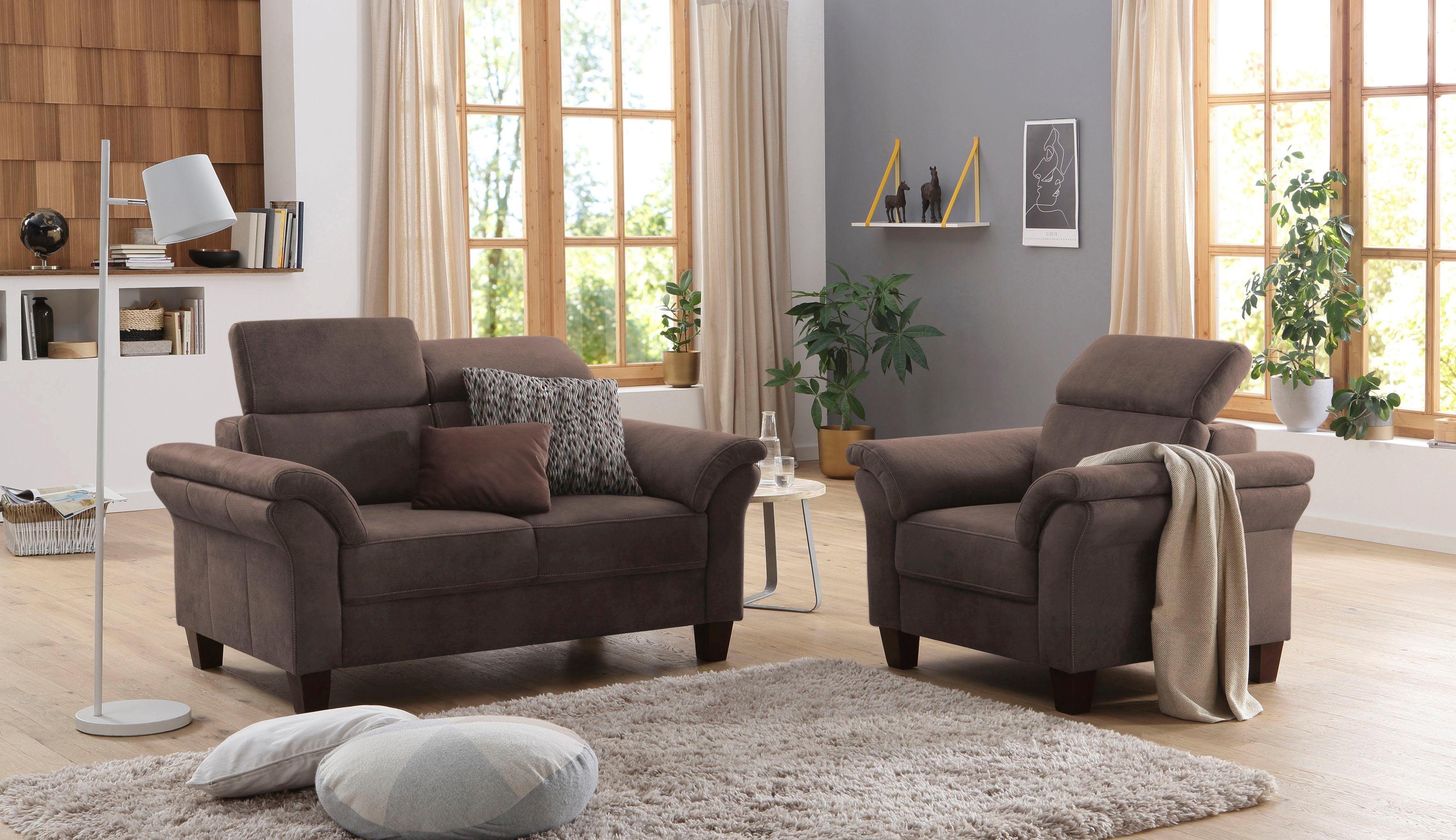 Home affaire Fauteuil Arngast Inclusief verstelbaar hoofdeind en binnenvering