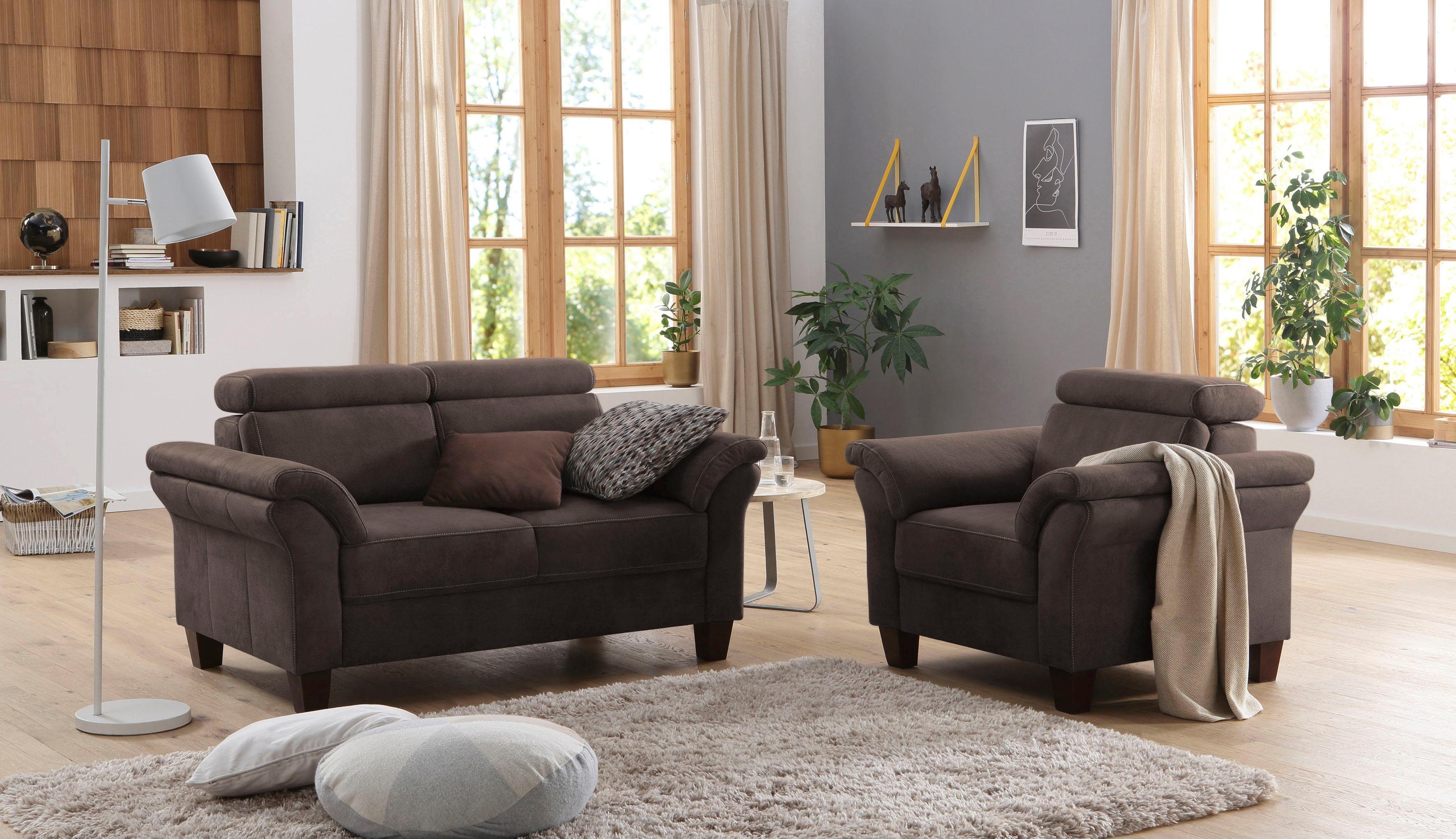 Home affaire Fauteuil Arngast Inclusief verstelbaar hoofdeind en binnenvering