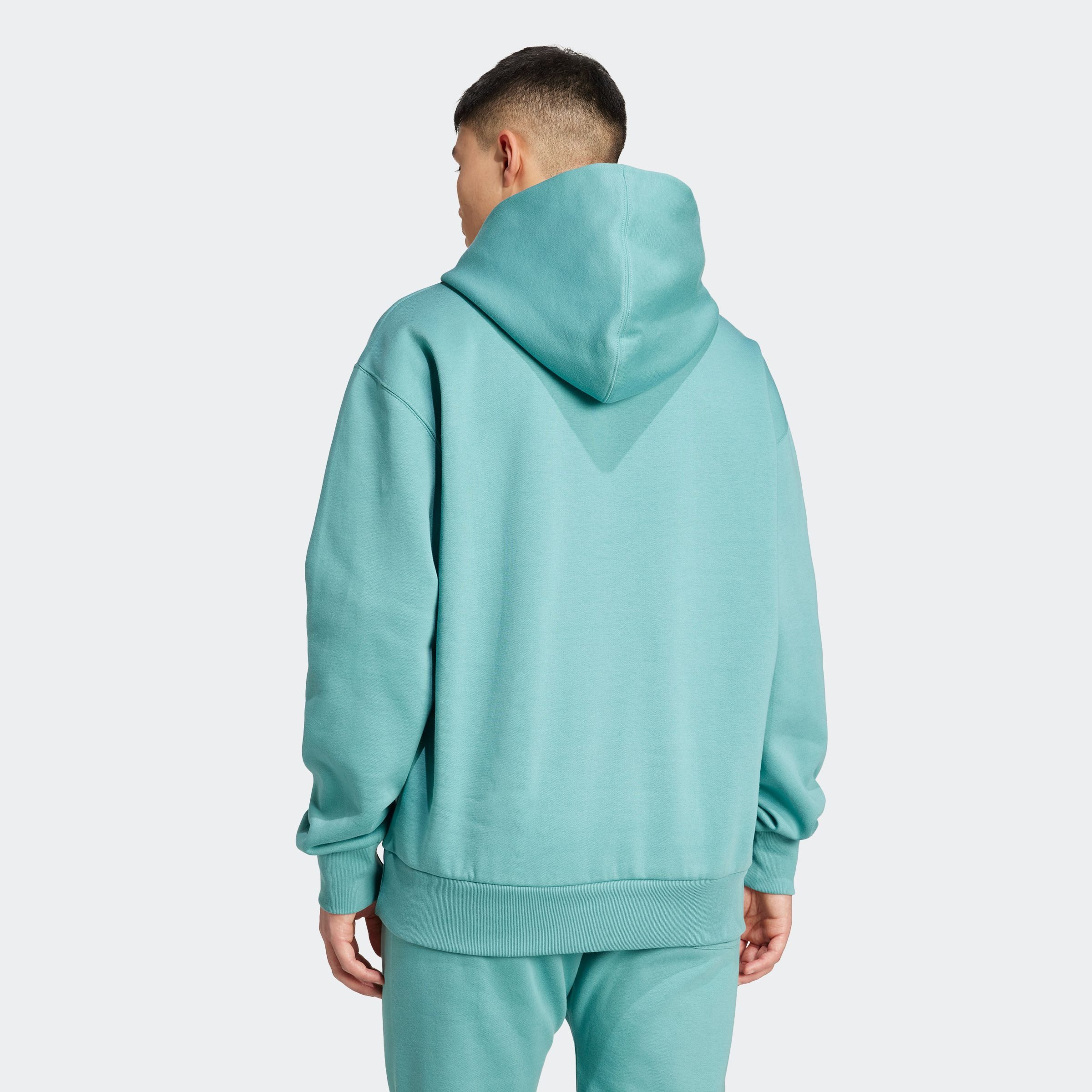 adidas Sportswear Hoodie M A SZN FL HD zacht fleecemateriaal (1-delig)