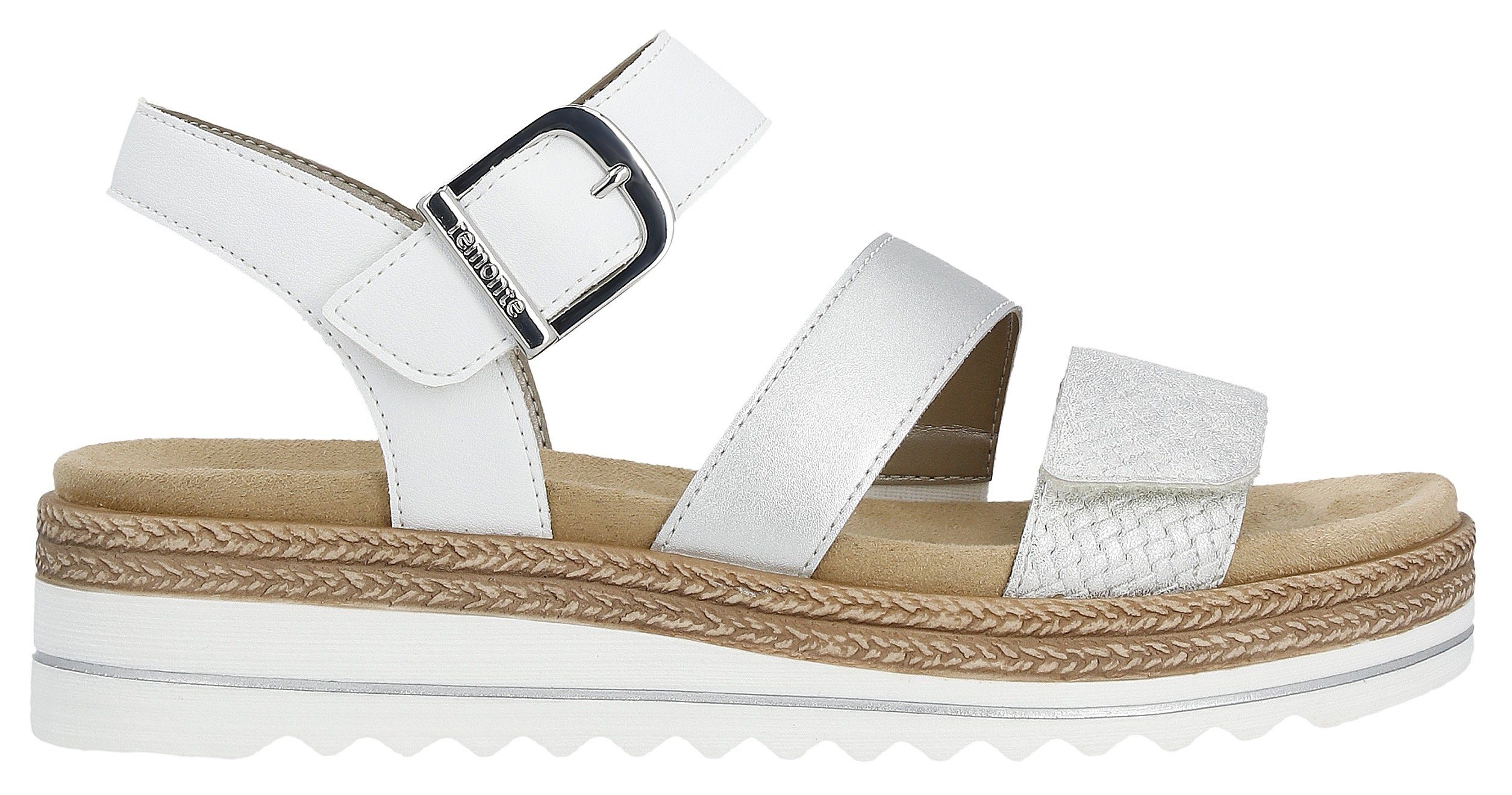 Remonte Sleehaksandaaltjes , sleehak, zomerschoenen, sandalen in vegan verwerking