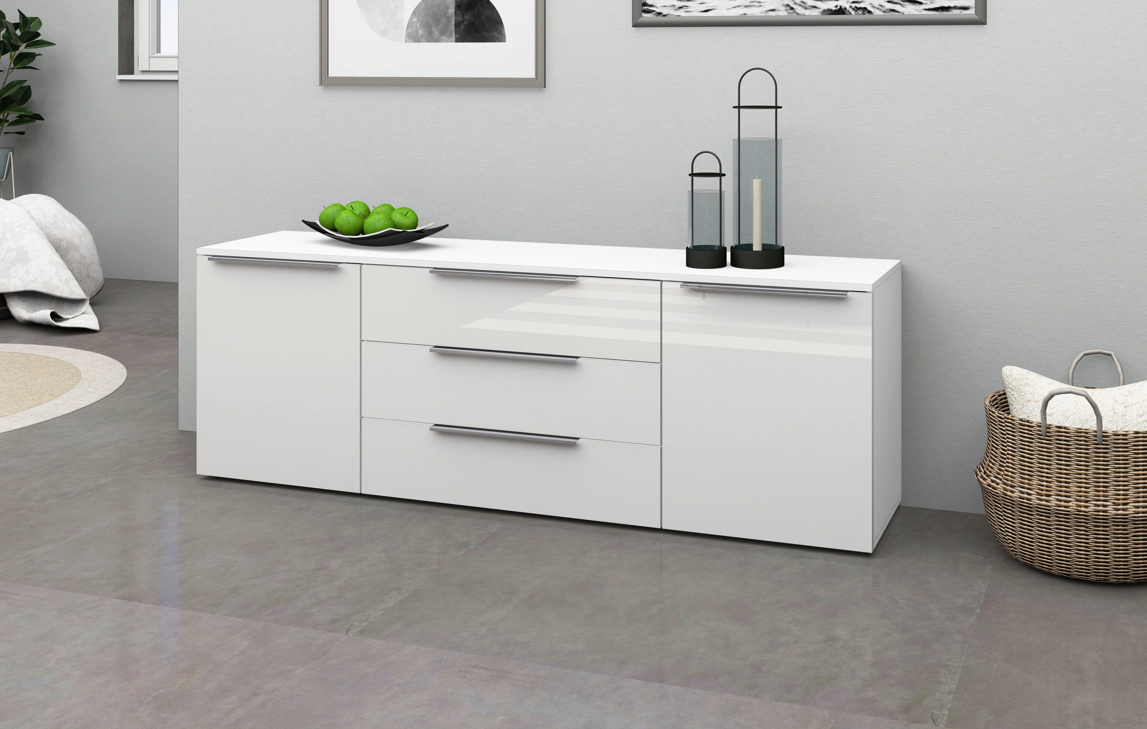 borchardt Möbel Dressoir Oliva Breedte 166 of 200 cm