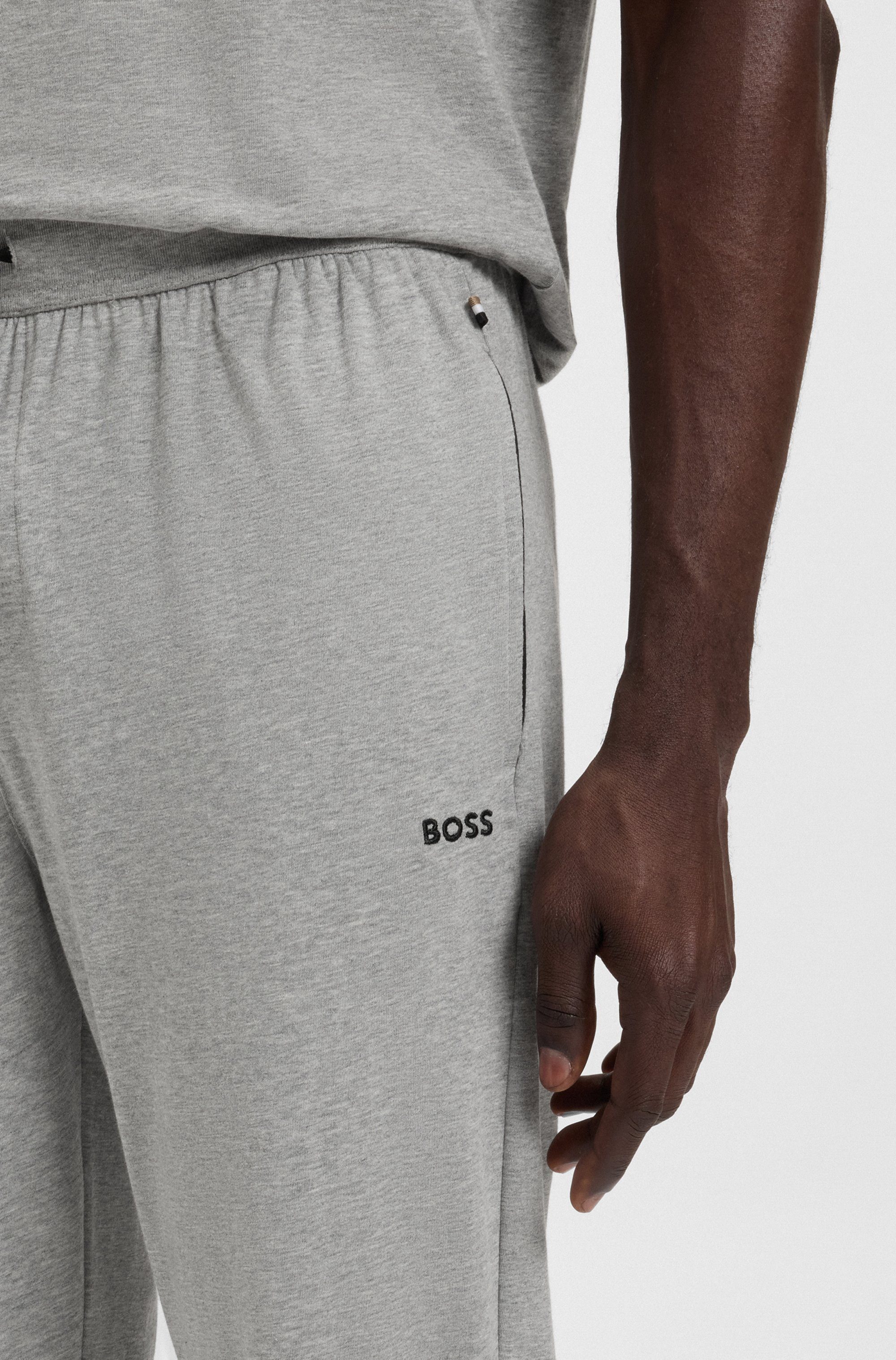 BOSS Sweatbroek Mix&Match Pants met boss print op de trekkoord