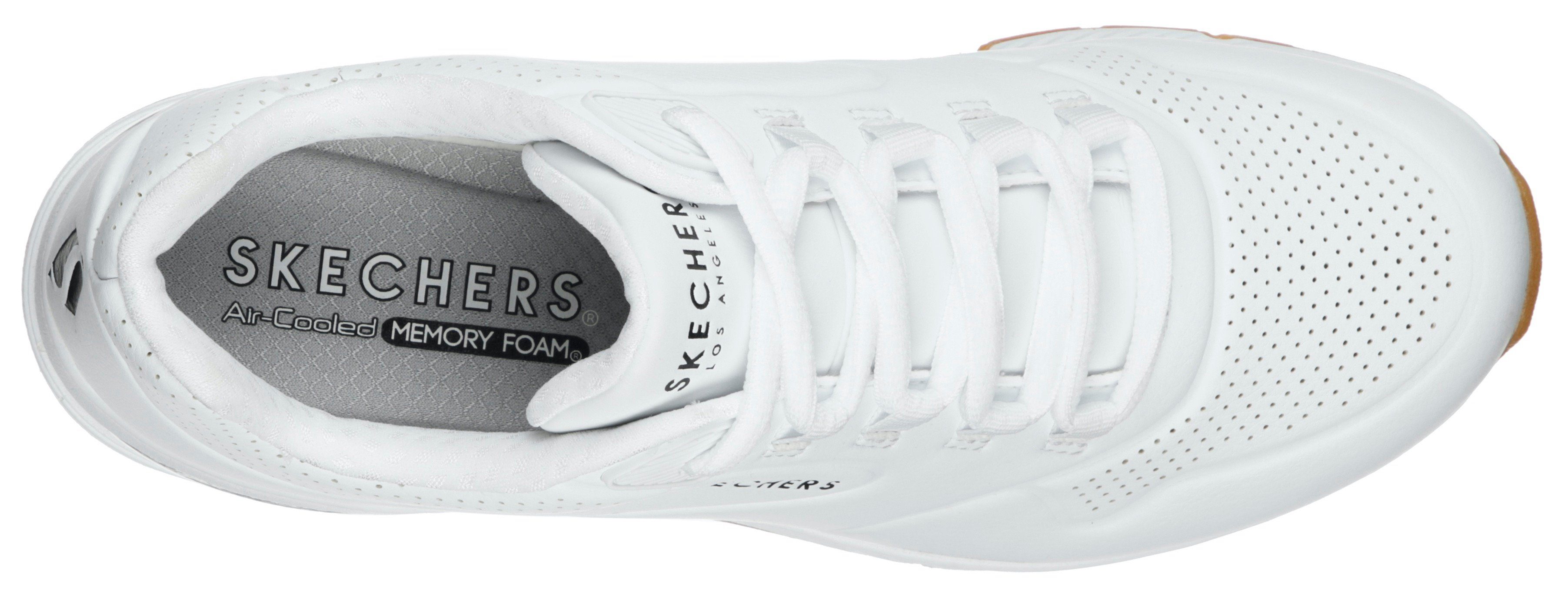Skechers Sneakers UNO 2-AIR AROUND YOU met skech-air luchtkamers, vrijetijdsschoen, lage schoen, veterschoen