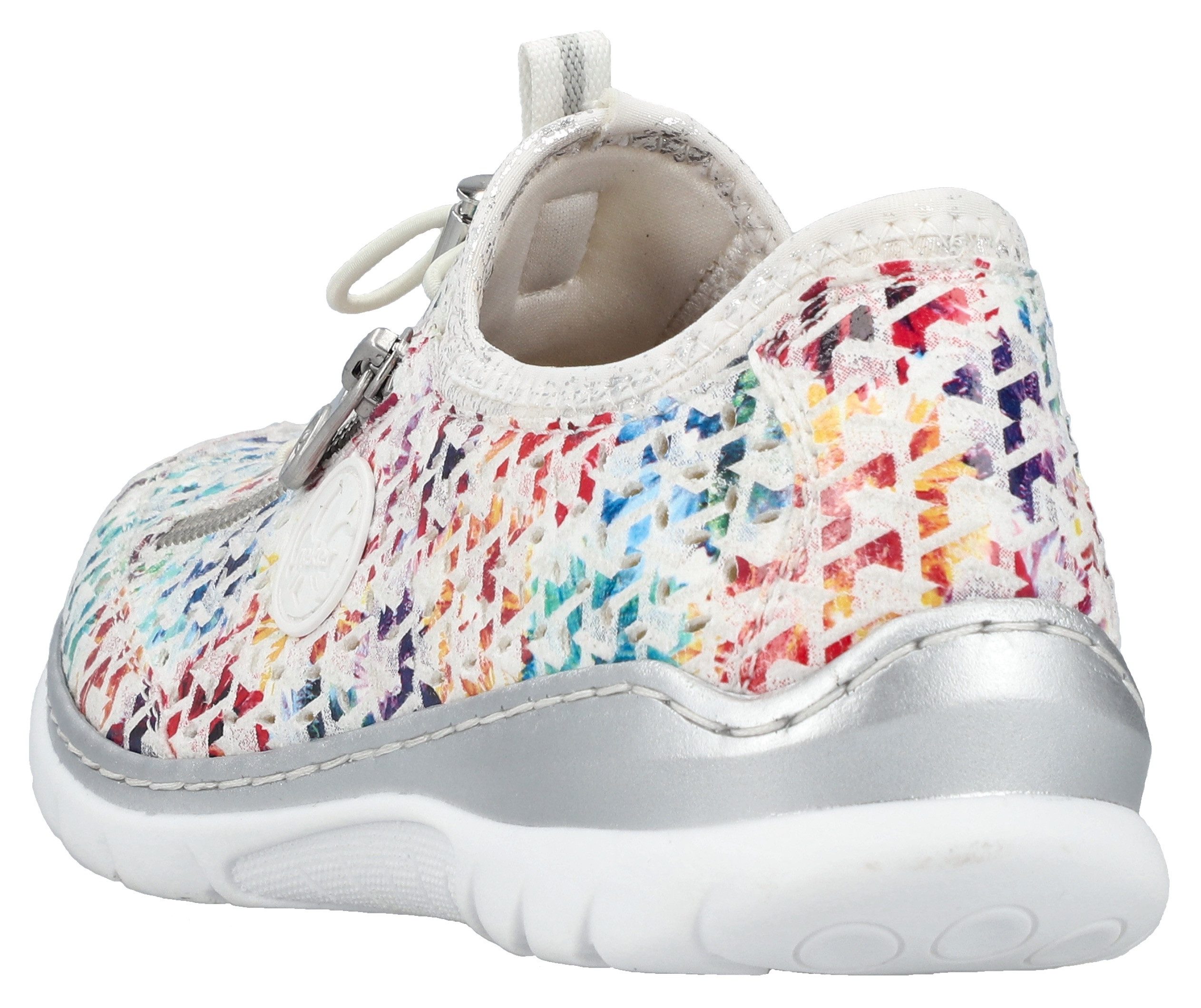 Rieker Slip-on sneakers , instapschoen, vrijetijdssneaker, lage schoen met memosoft-inrichting
