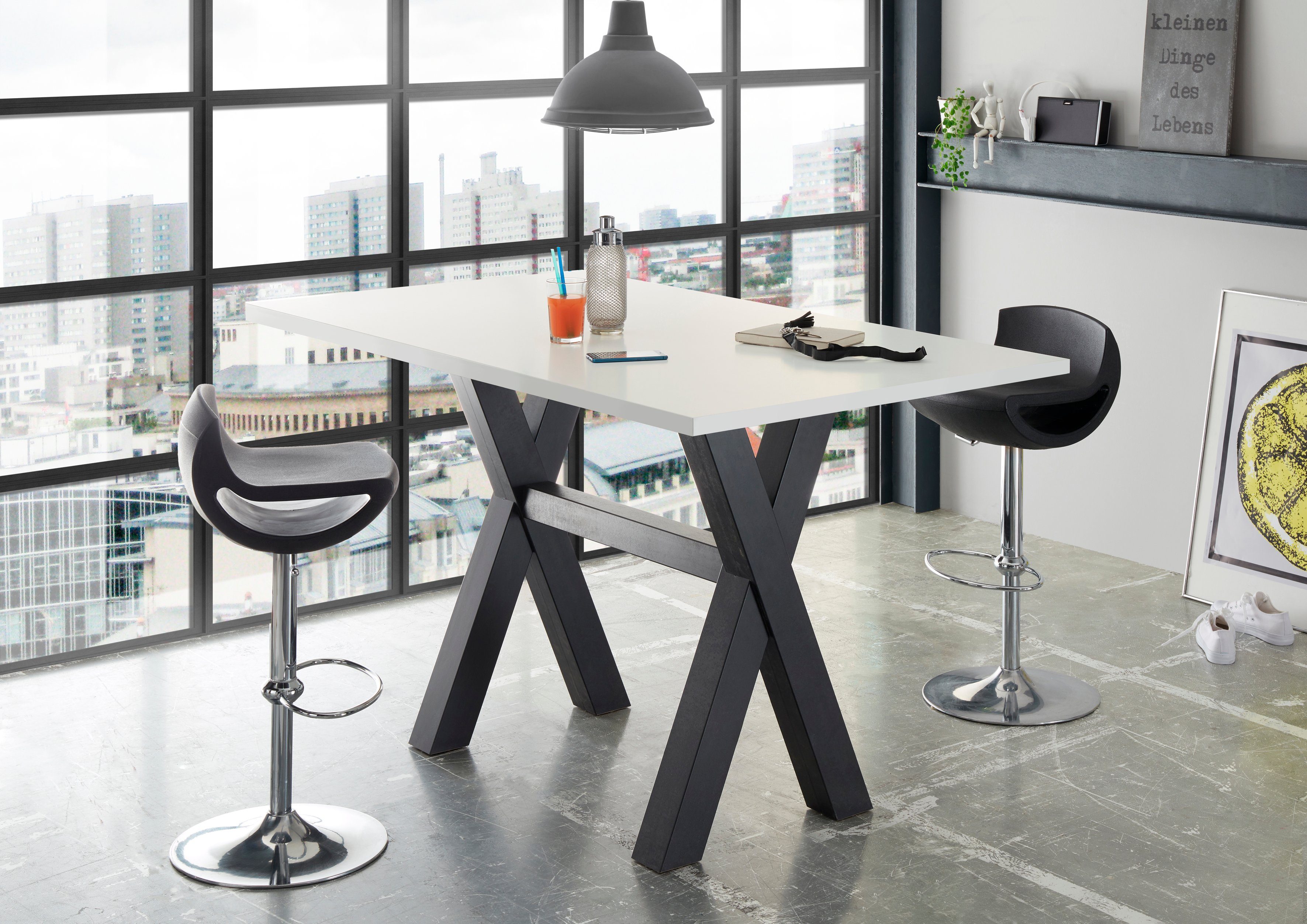 Mäusbacher Bartafel Frame in X-model (breedte 120, 140 of 160 cm)