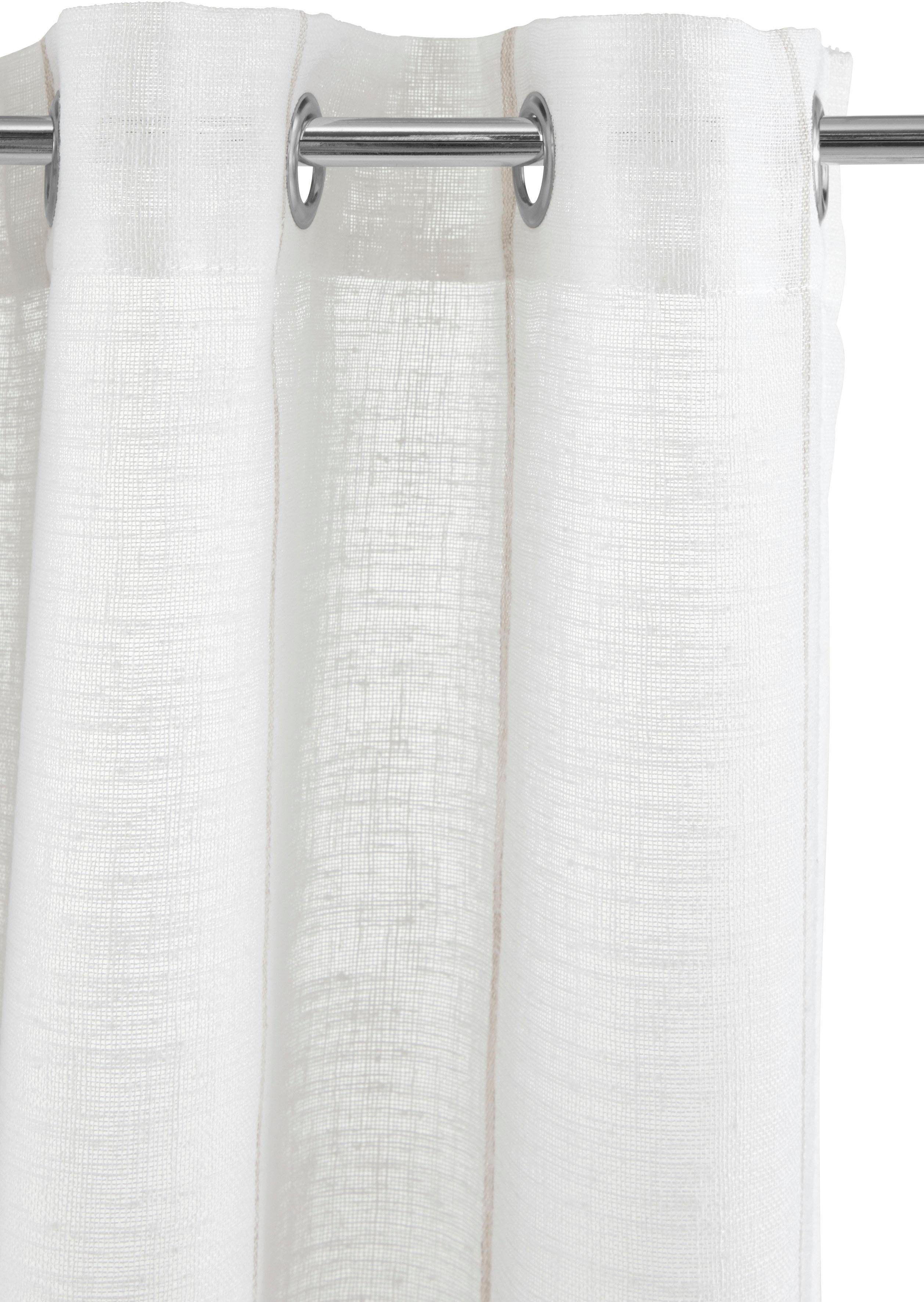 my home Valletje Clea Polyester, met lengtestrepen in grove structuur (1 stuk)