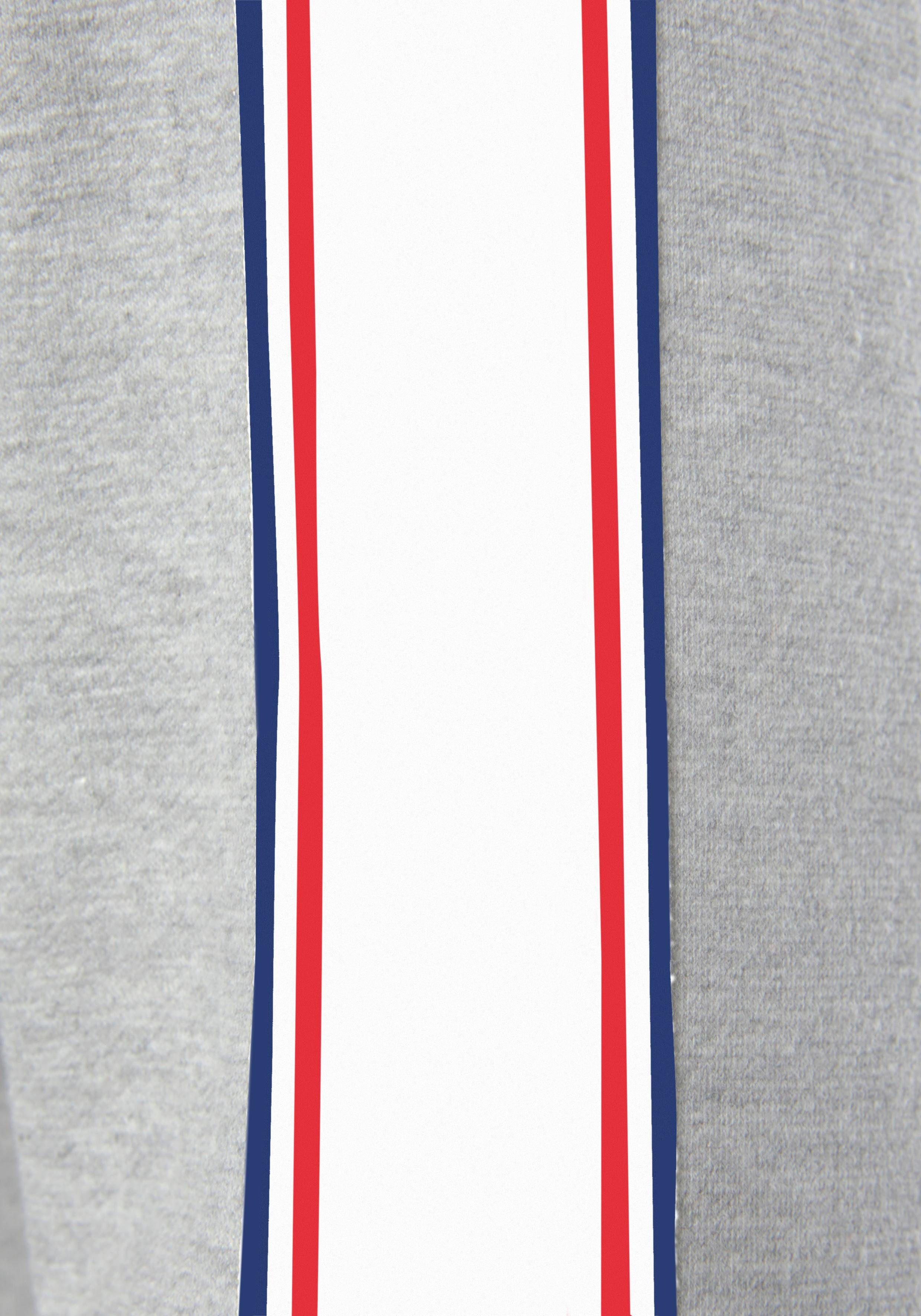 H.I.S Sweatvest met gestreept tape op de mouwen, loungewear, loungepak