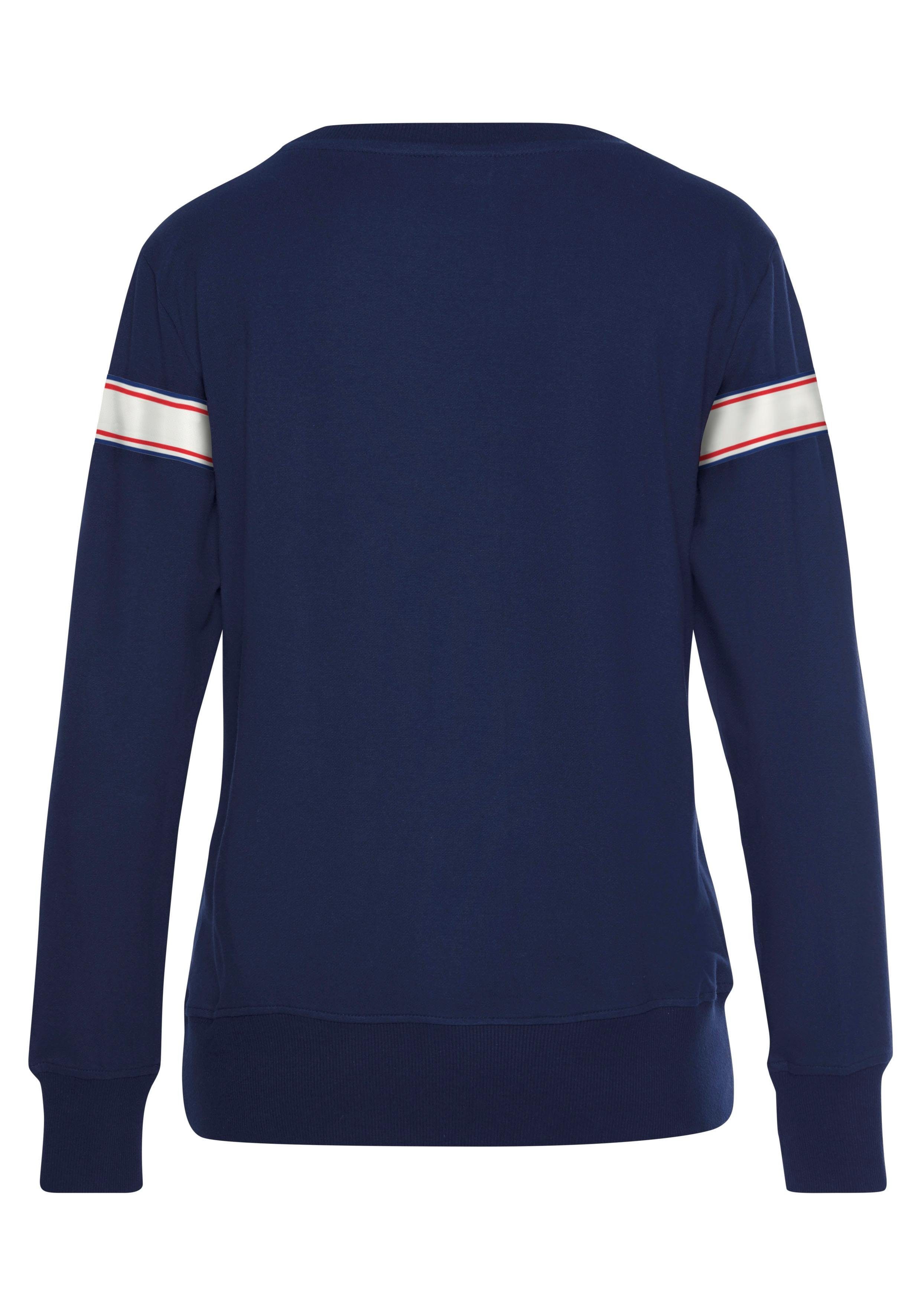 H.I.S Sweatshirt met gestreept tape, loungewear, loungepak