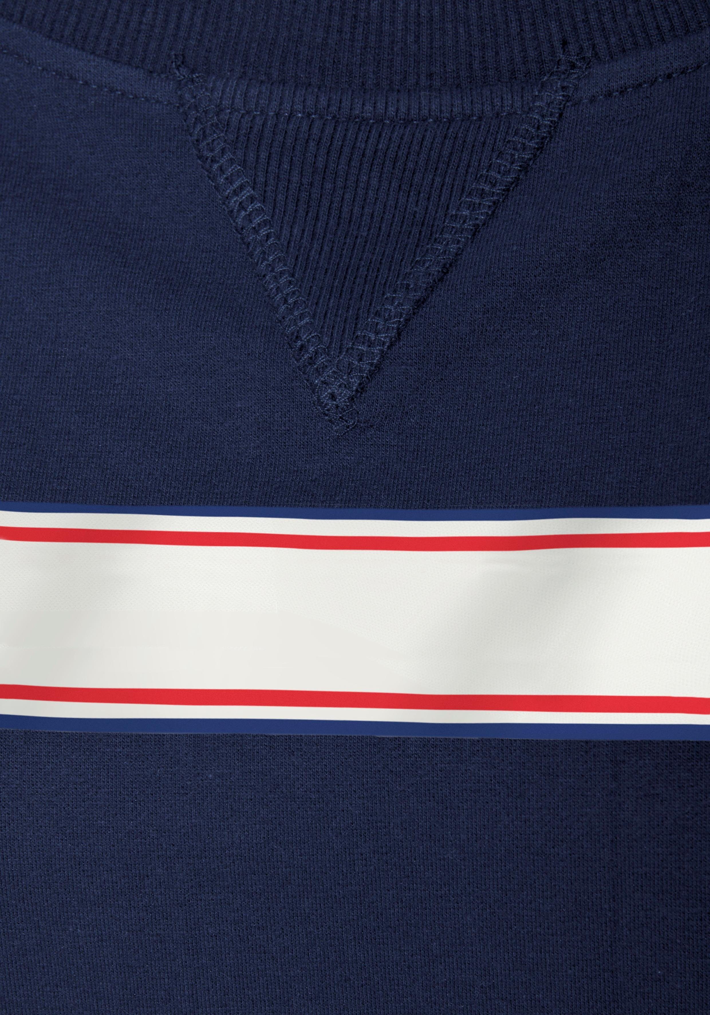 H.I.S Sweatshirt met gestreept tape, loungewear, loungepak