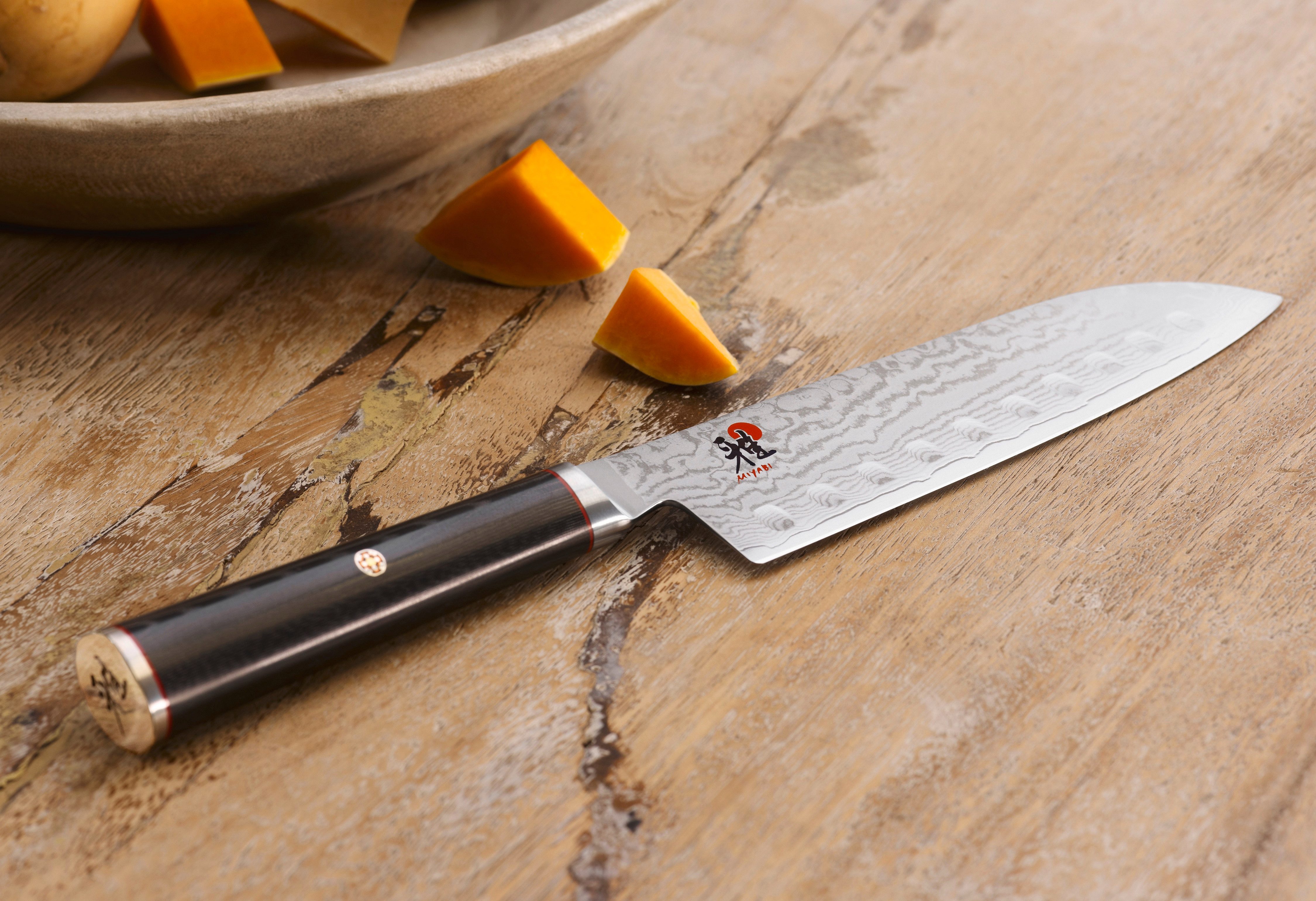 MIYABI Santokumes Miyabi 5000FCD Santoku Klingenlengte 18 cm, FRIODUR ijsgeharde mes (1-delig)
