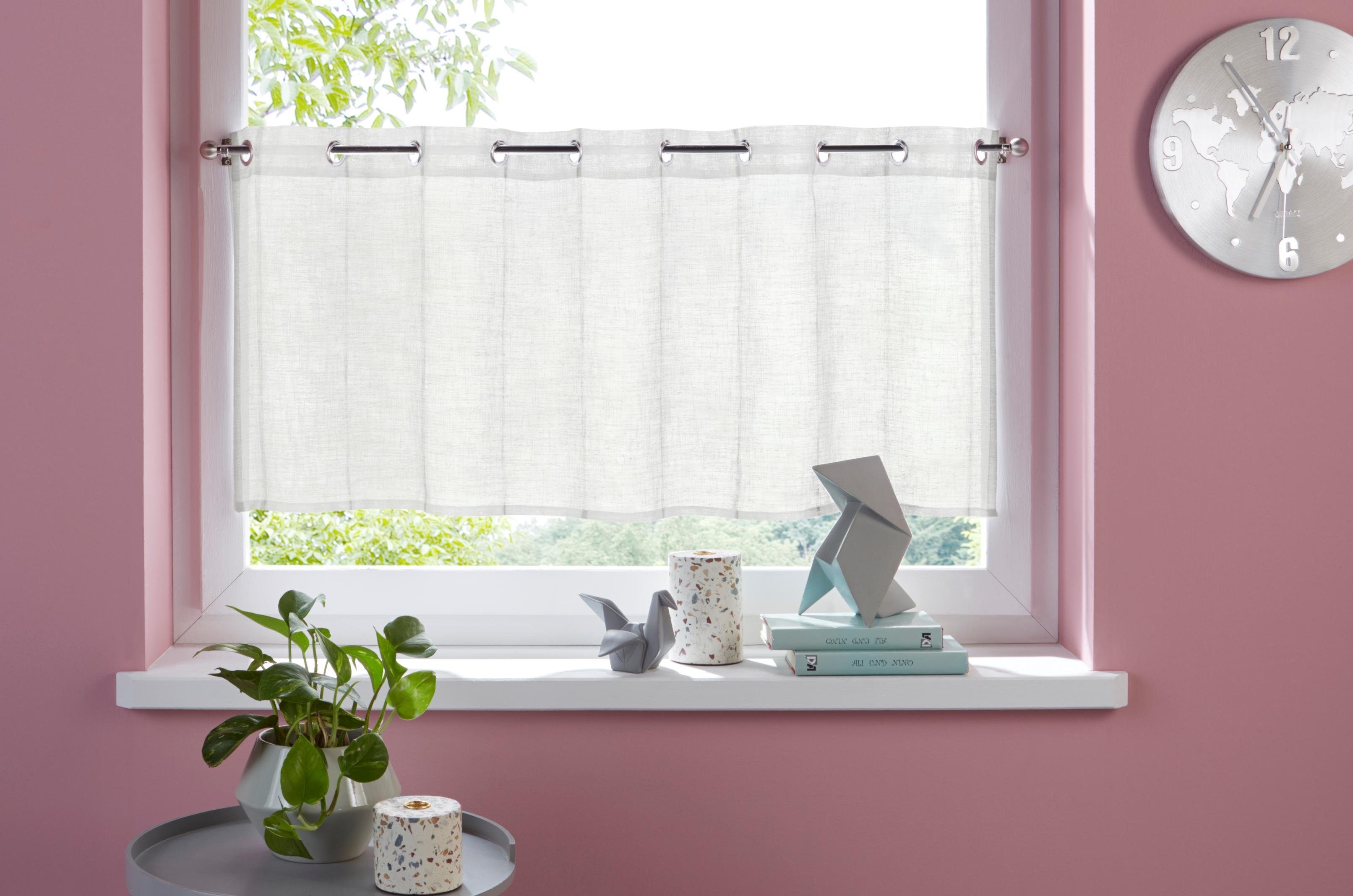 my home Valletje Clea Polyester, met lengtestrepen in grove structuur (1 stuk)