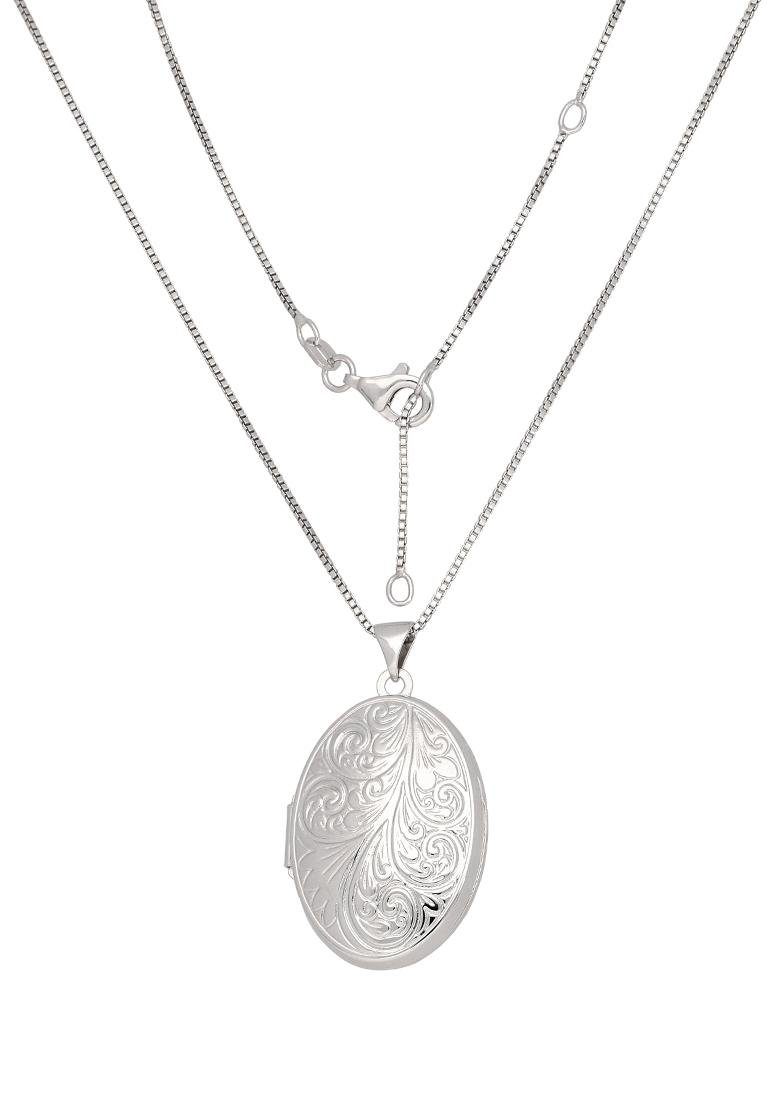 Firetti Ketting met hanger Sieraad cadeau zilver 925 halssieraad halsketting medaillon
