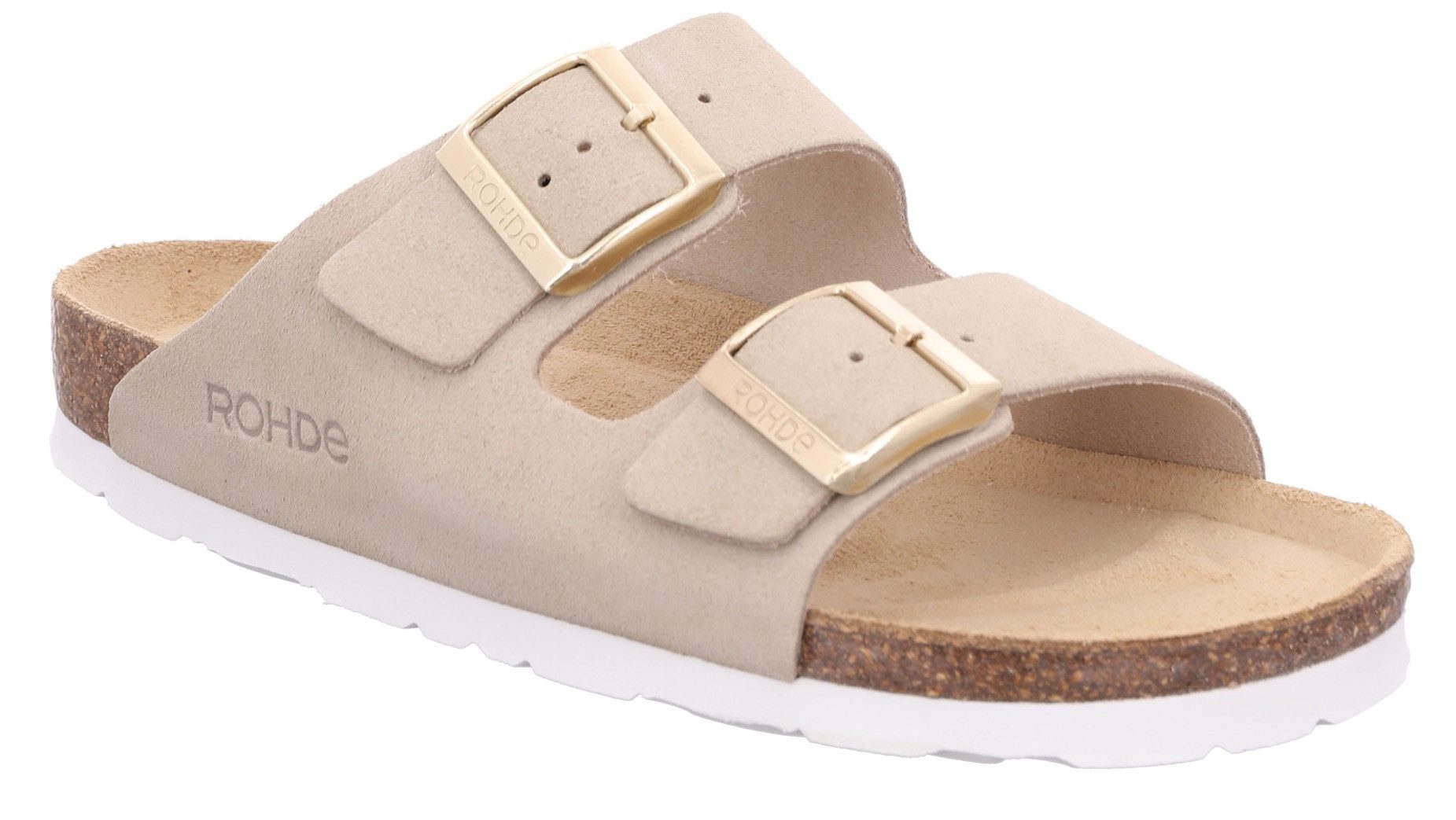 Rohde Slippers Alba Zomerschoen, huisschoen, tweesluiter, strandschoen met zacht voetbed