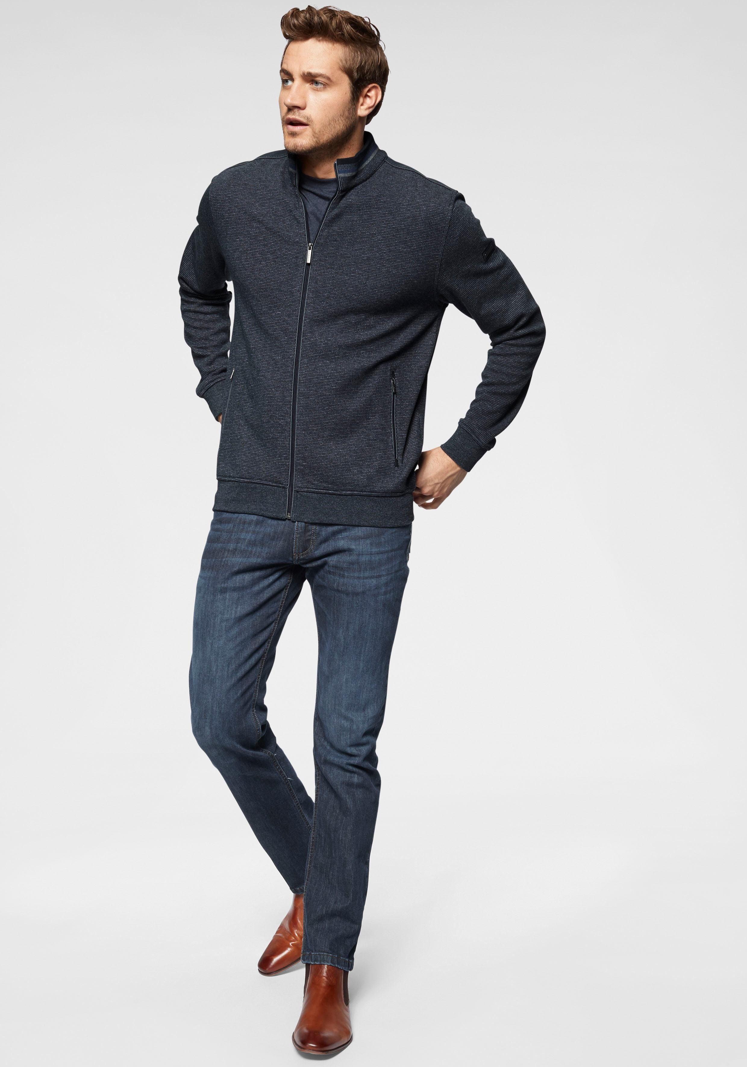 Bugatti 5-pocket jeans Band met riemlussen en zip-fly