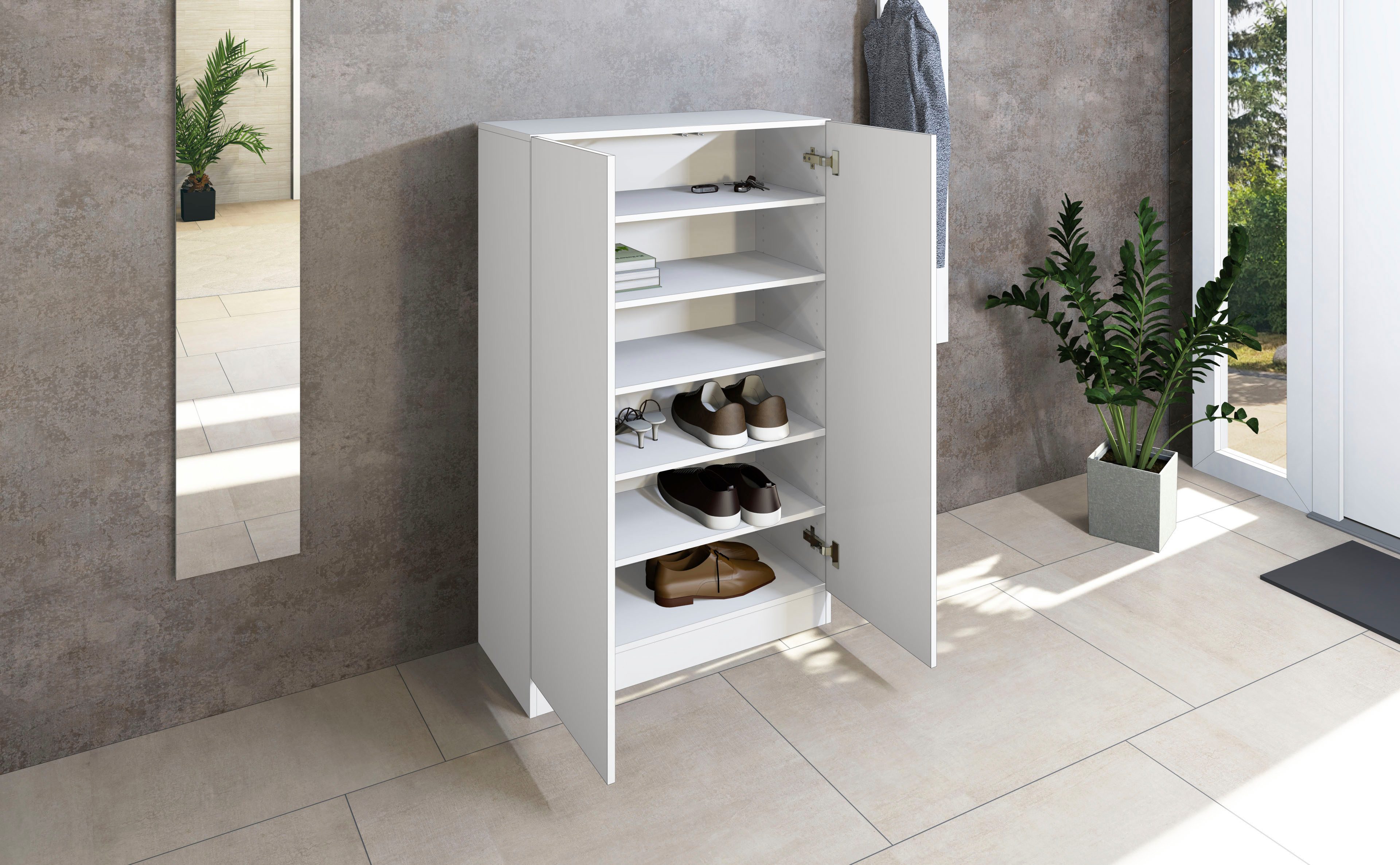 borchardt Möbel Schoenenkast Vaasa3 Breedte 76 cm