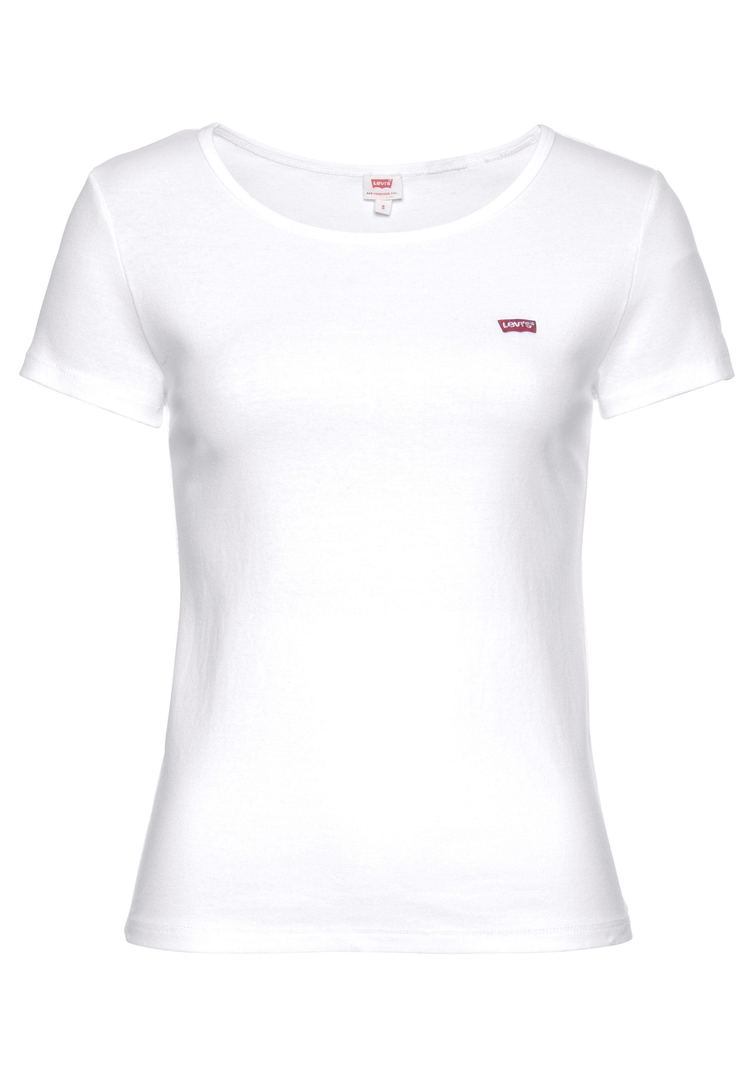 Levi's® T-shirt Mini-Logo met klein logoborduursel op borsthoogte (set, 2-delig)