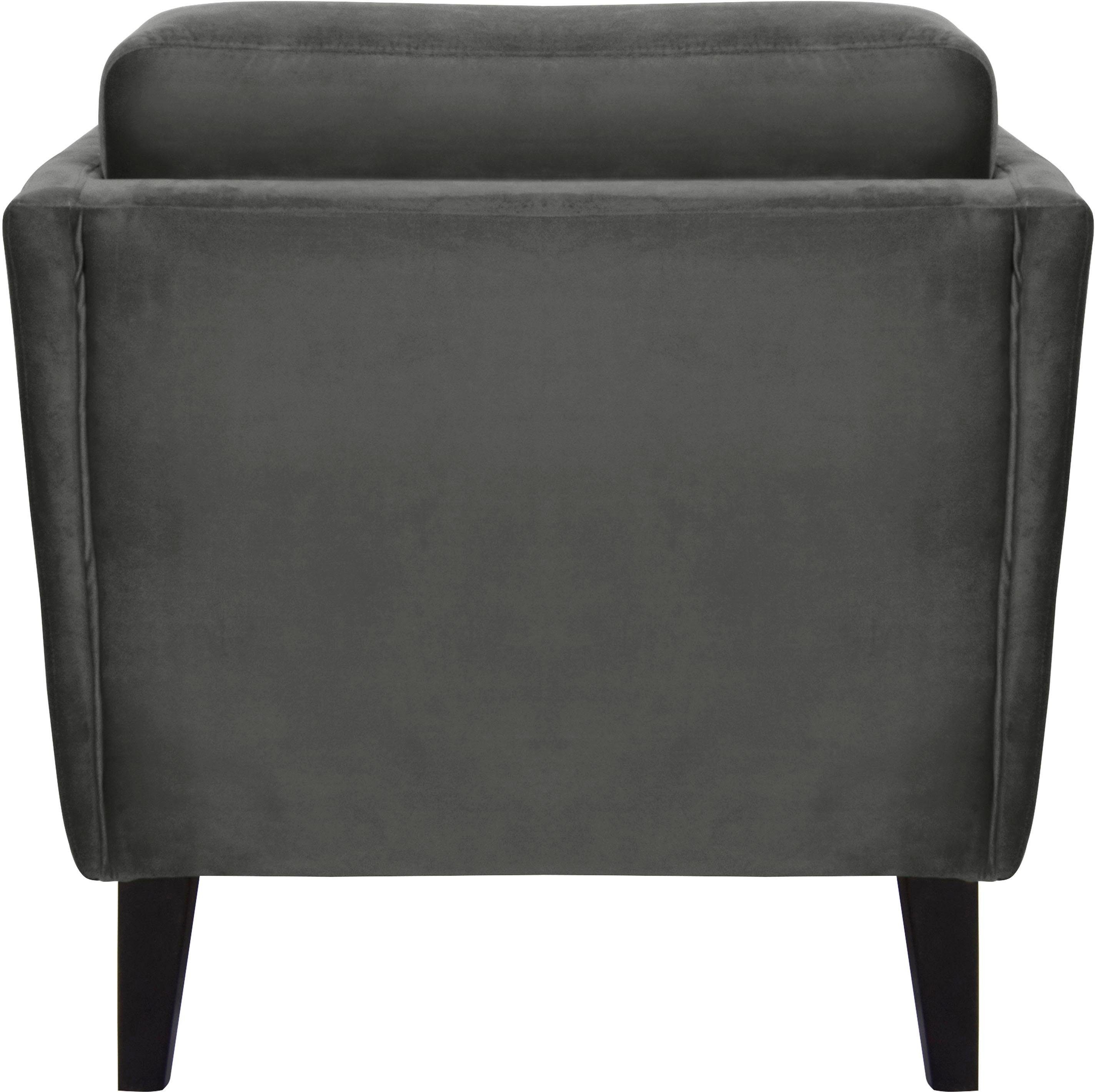 andas Fauteuil Raadal in scandinavische look, met capitonnage, design by morten georgsen
