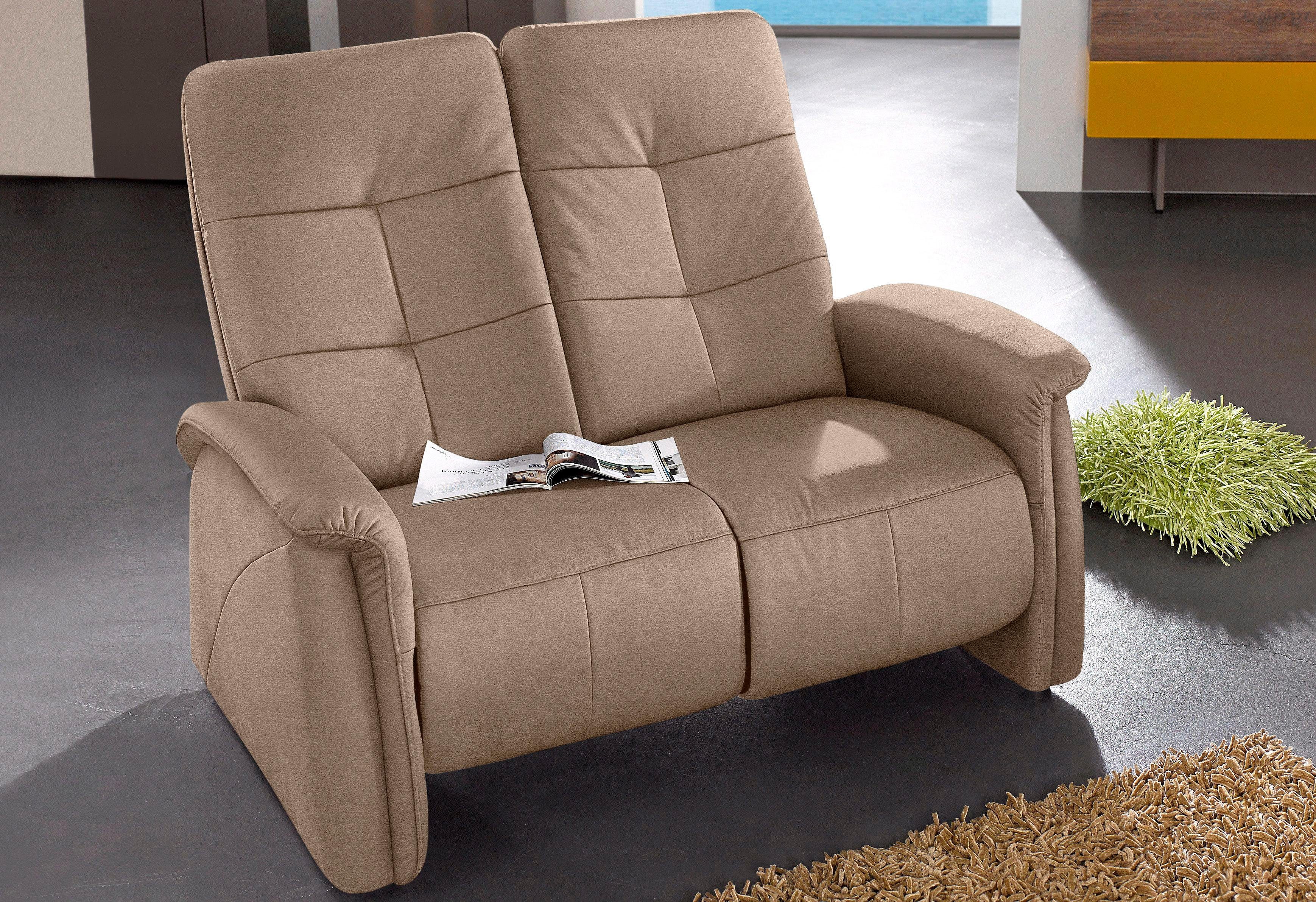 exxpo - sofa fashion Bank Tivoli, bioscoopbank, comfortabel en handig door de relaxfunctie bruin, banken