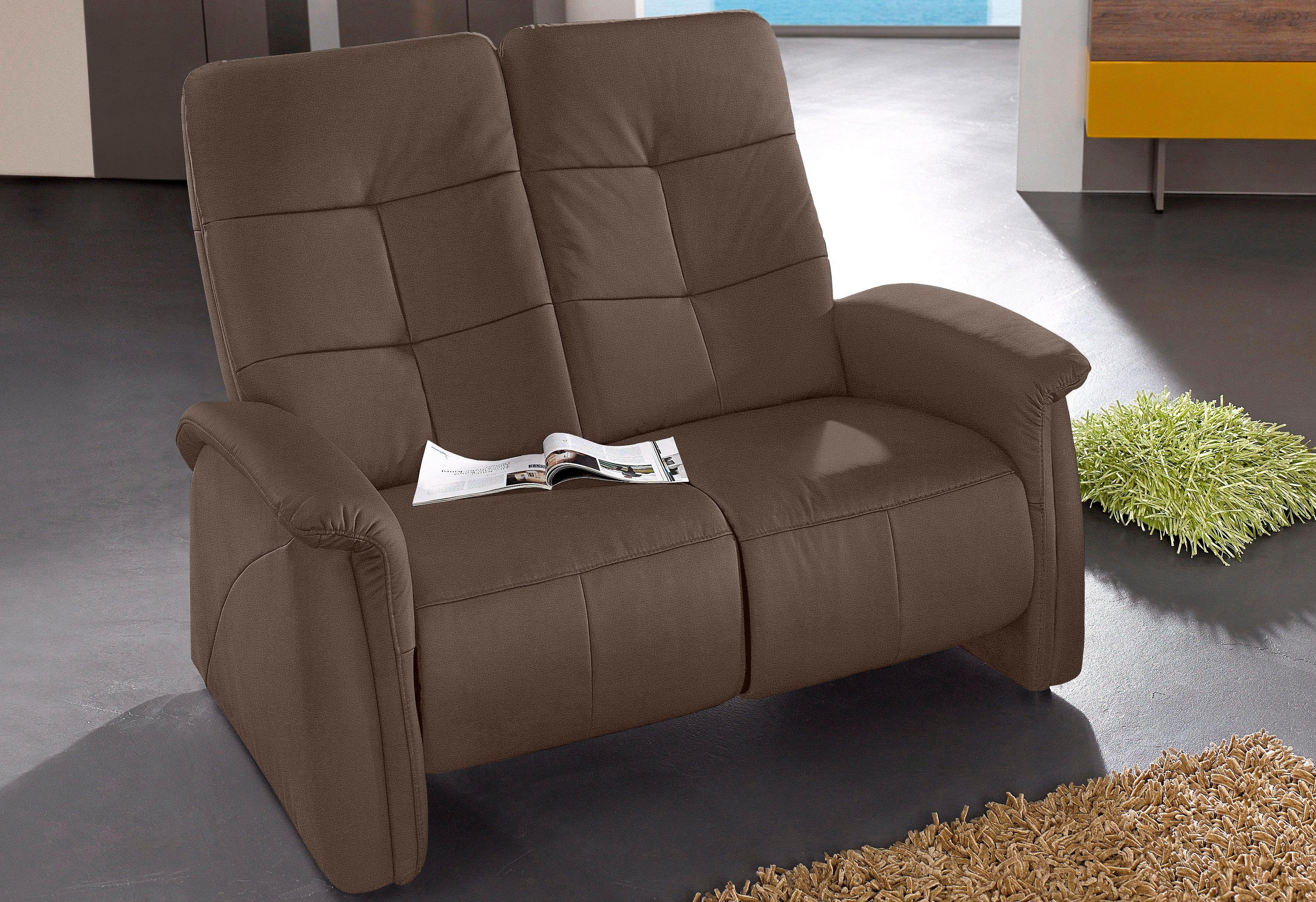 exxpo - sofa fashion Bank Tivoli, bioscoopbank, comfortabel en handig door de relaxfunctie bruin, banken