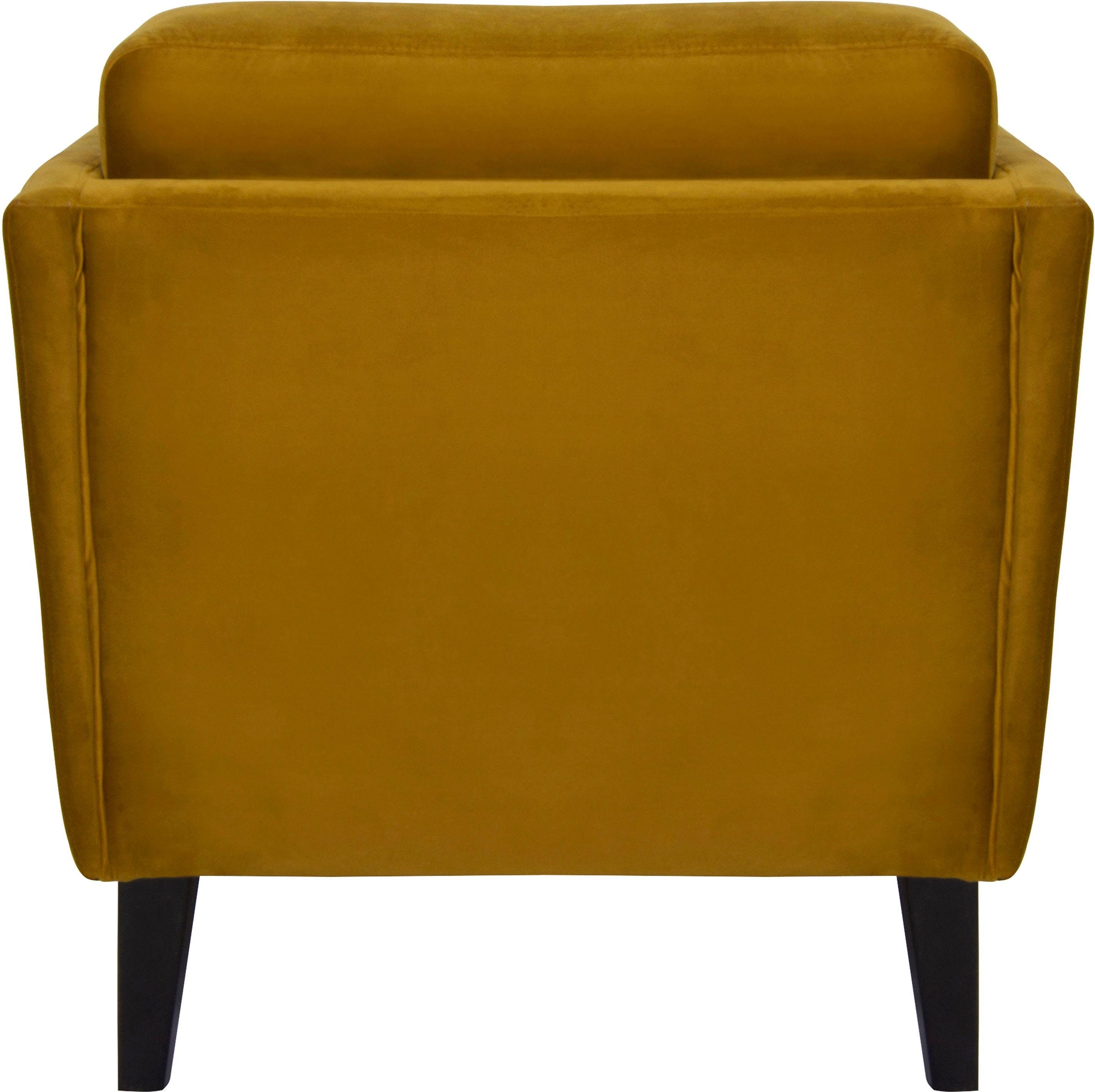 andas Fauteuil Raadal in scandinavische look, met capitonnage, design by morten georgsen