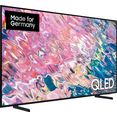 samsung qled-tv 85" qled 4k q60b (2022), 214 cm - 85 ", smart tv | google tv zwart