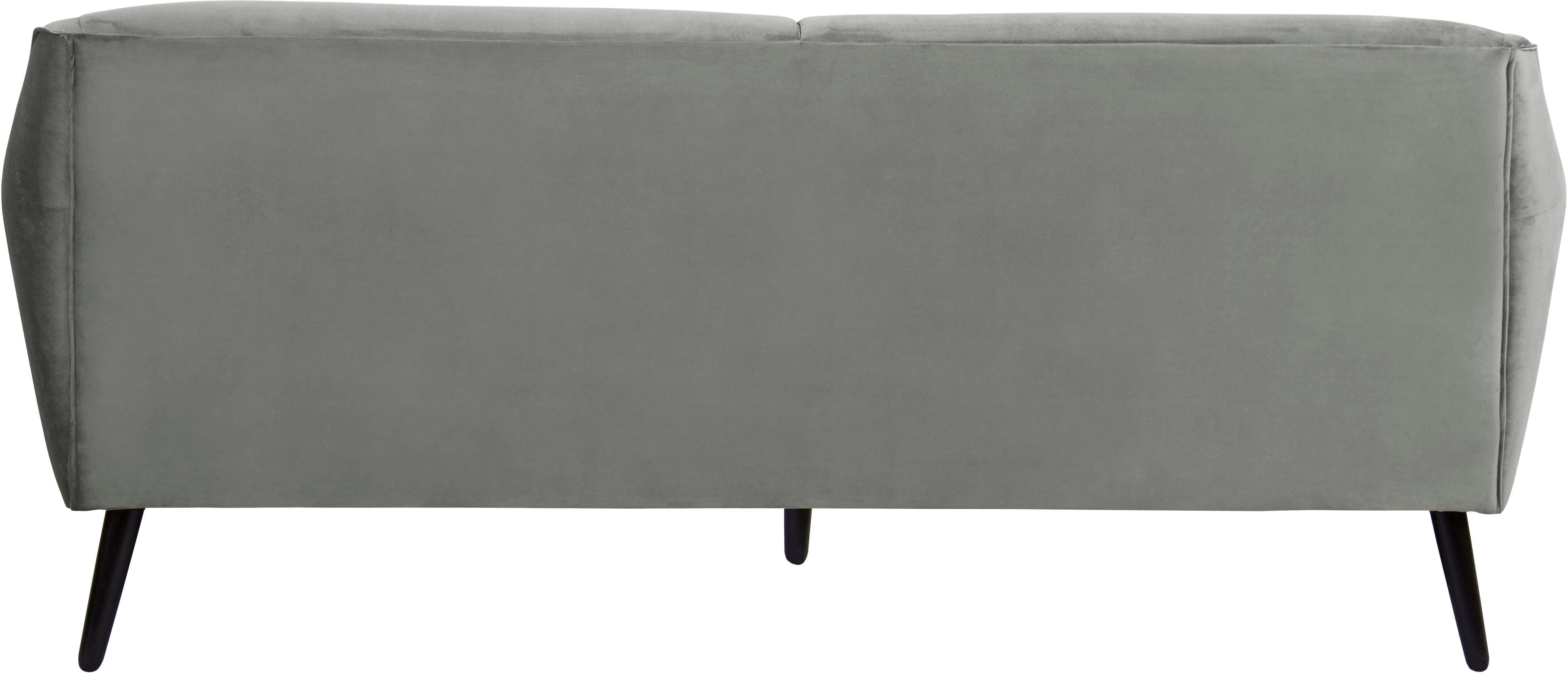 andas 3-zitsbank Bille met naad in het rugkussen en eikenhouten poten, design by morten georgsen