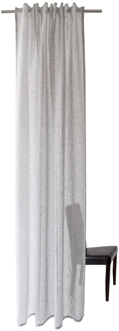 HOMING Gordijn Oskar (1 stuk) kant & klaar gordijnen maat H/B: 245/140 cm grijs