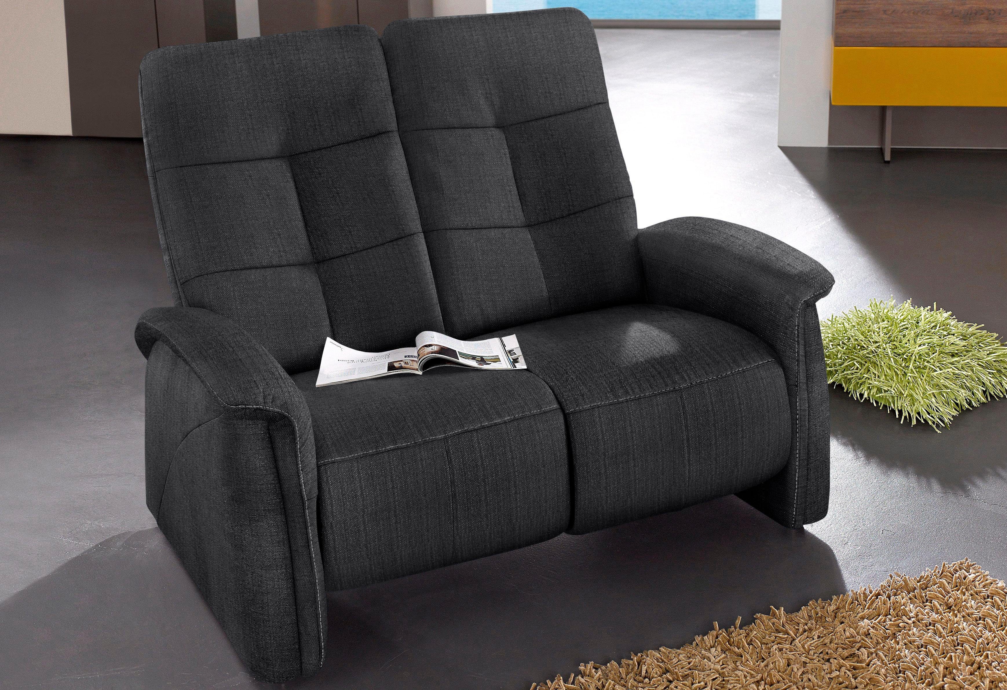 exxpo - sofa fashion Bank Tivoli, bioscoopbank, comfortabel en handig door de relaxfunctie grijs, banken