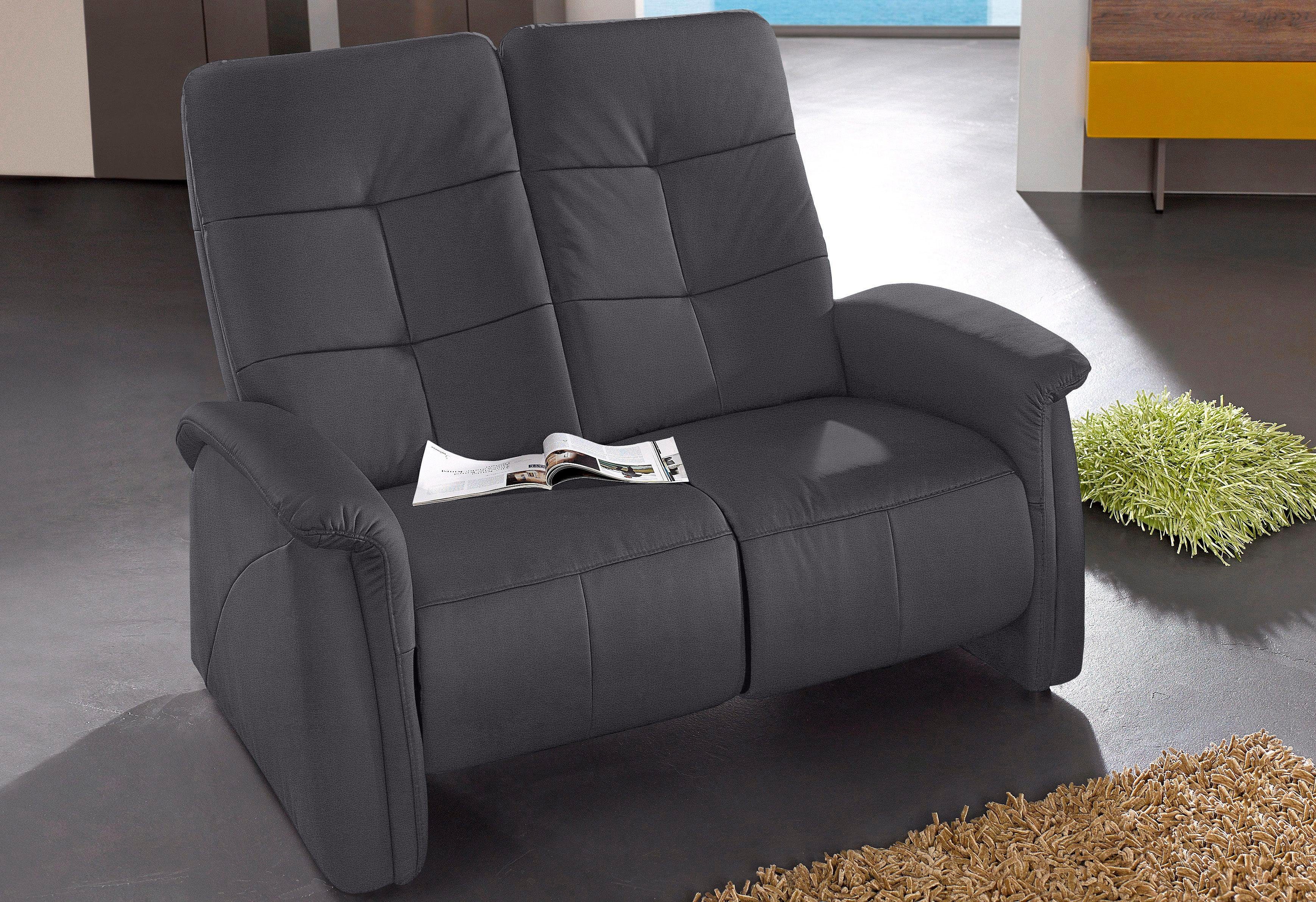 exxpo - sofa fashion Bank Tivoli, bioscoopbank, comfortabel en handig door de relaxfunctie grijs, banken