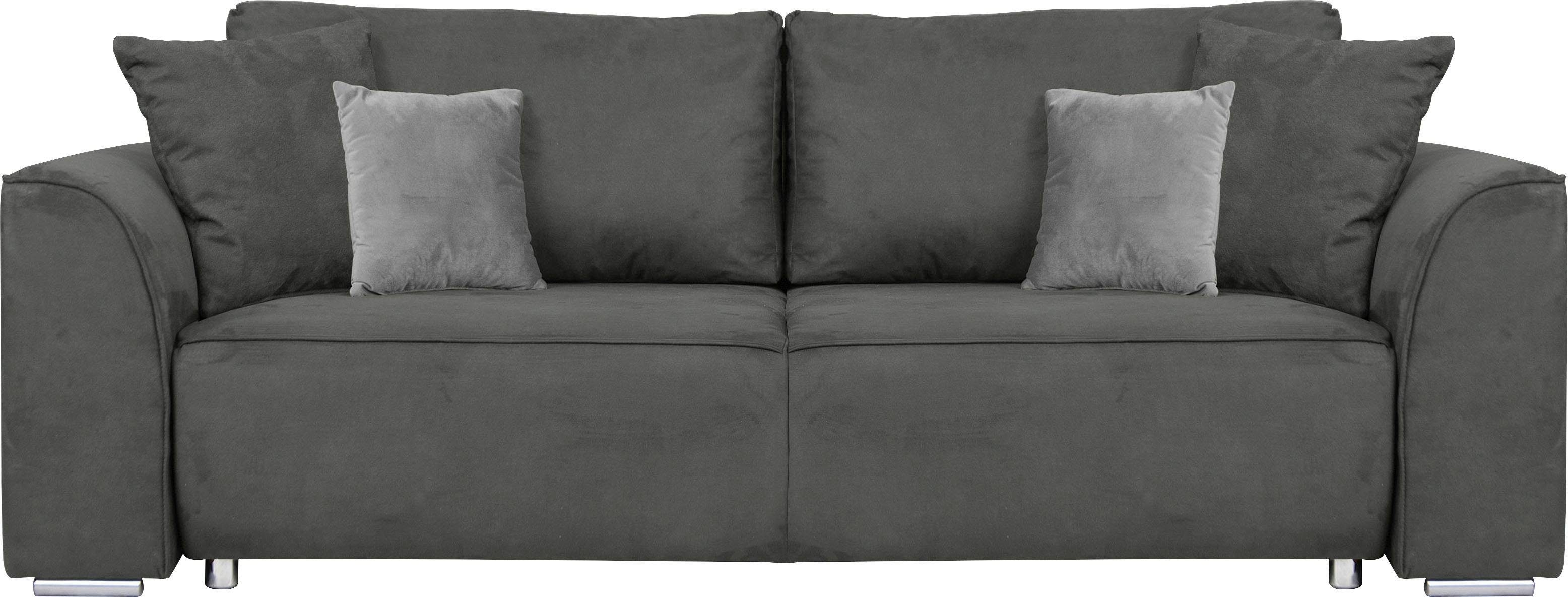 INOSIGN 3-zitsbank BEATRICE optionele slaapbank met bedlade, B/D/H 250/107/92 cm