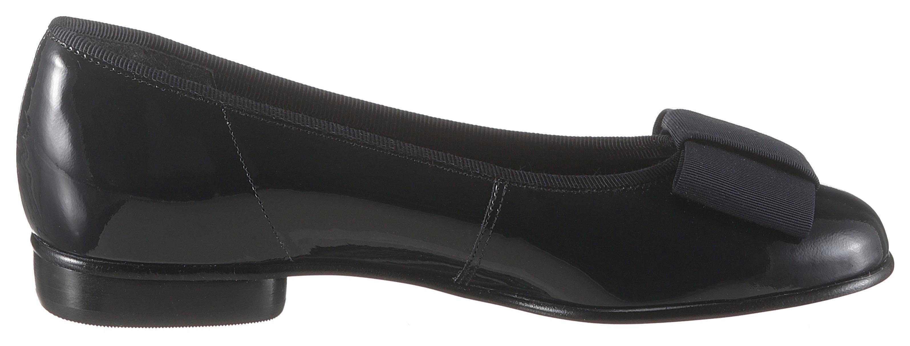 Gabor Ballerina's Flats, kitten heel, feestelijke schoenen met decoratieve strik