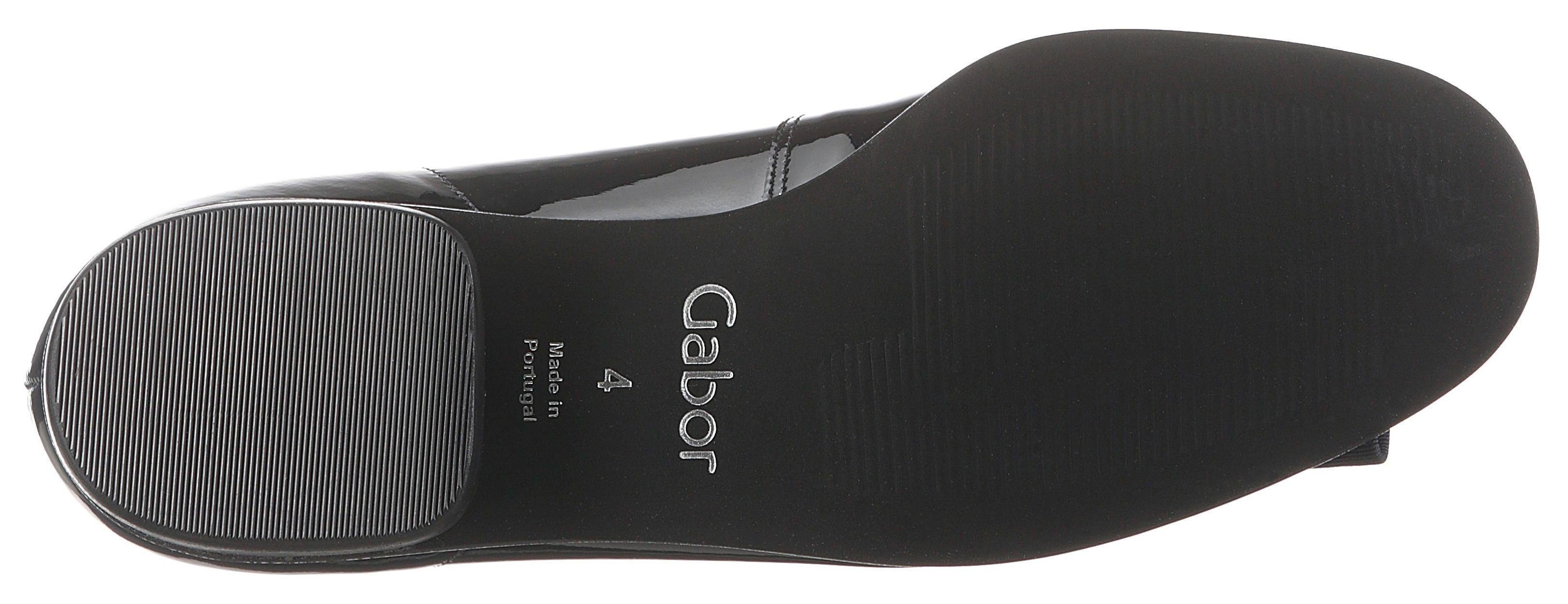 Gabor Ballerina's Flats, kitten heel, feestelijke schoenen met decoratieve strik