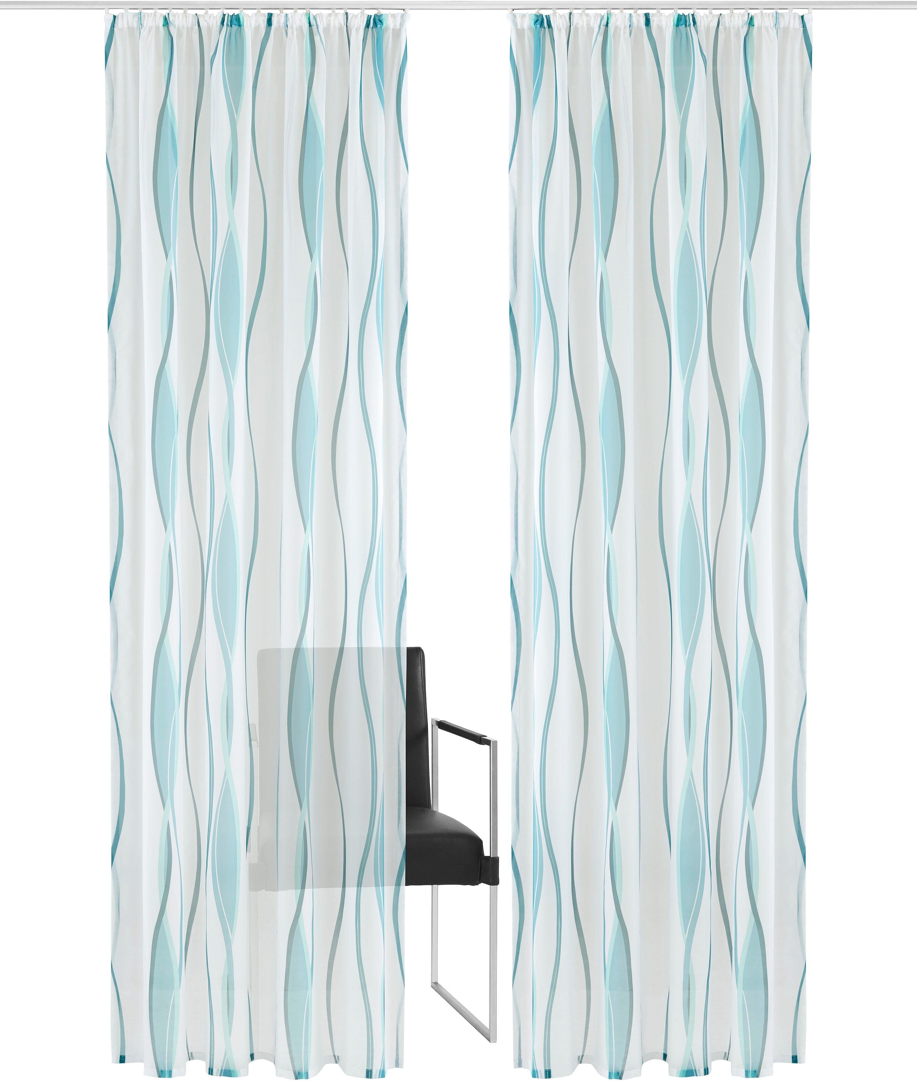 my home Gordijn Dimona 2-pack, bestseller, polyester, golven (2 stuks)
