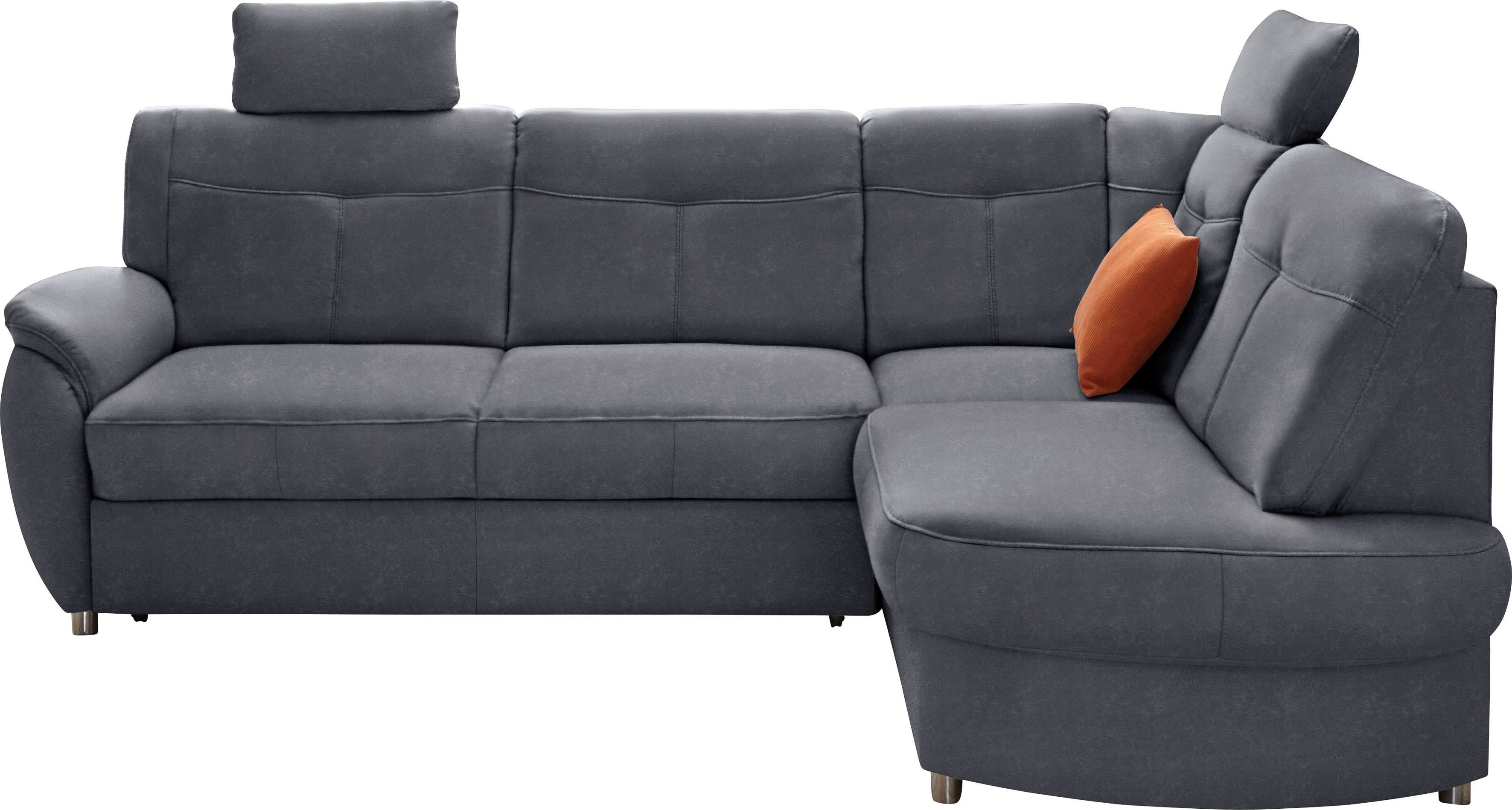 sit&more Hoekbank Sonoma L-vorm naar keuze met slaapfunctie en bedkist