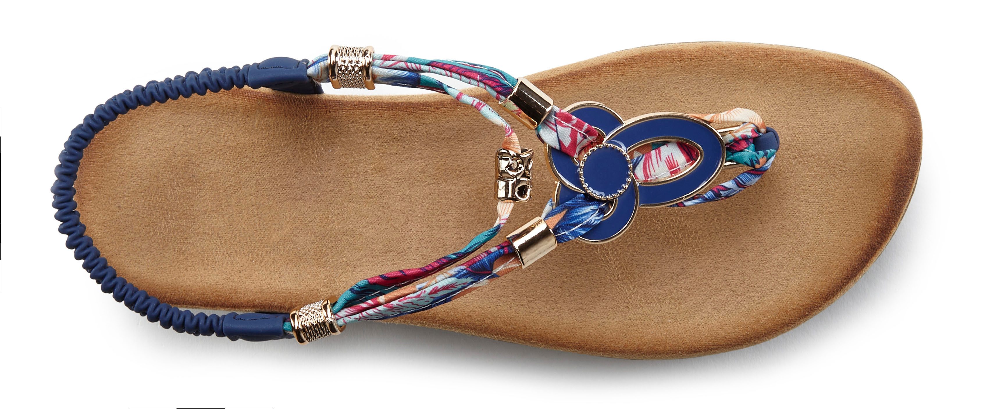 Lascana Teenslippers Sandaal, pantoletten met stretchinzet