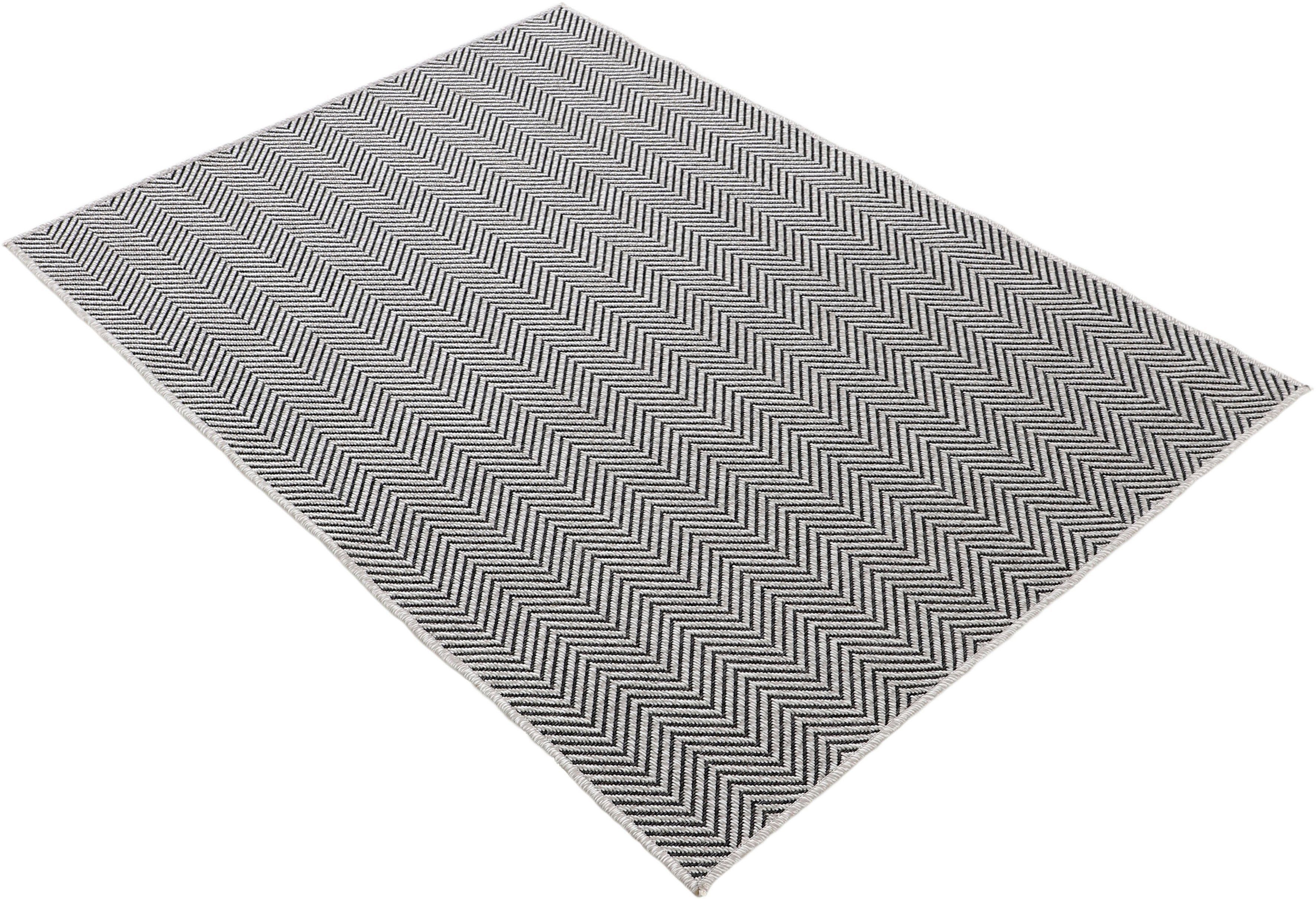 carpetfine Vloerkleed Boho 106 robust vlakweefsel, sisal look, uv-bestendig, buitenruimte