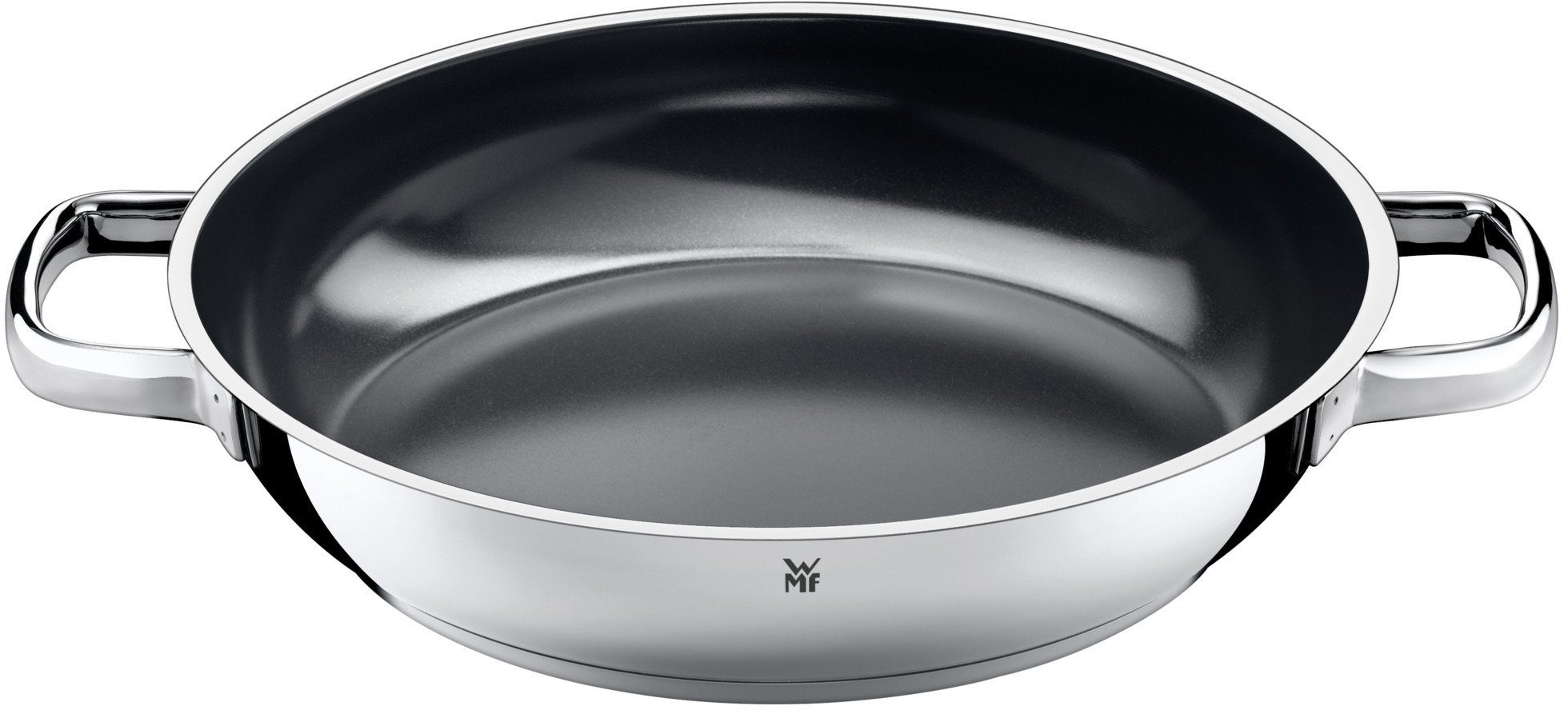 WMF Serveerpan Durado Ø 28 cm, keramisch gecoat, inductie (1-delig) hapjespannen zilver