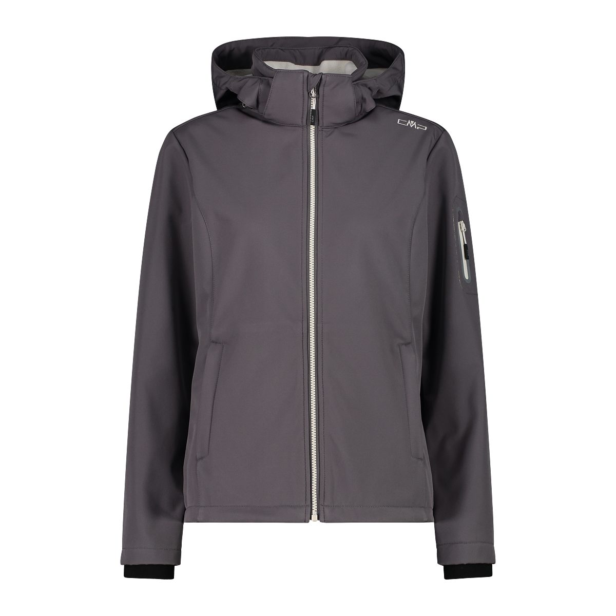 CMP Softshell-jack WOMAN JACKET ZIP HOOD Warmte- & wind- & waterafstotend (1 stuk)