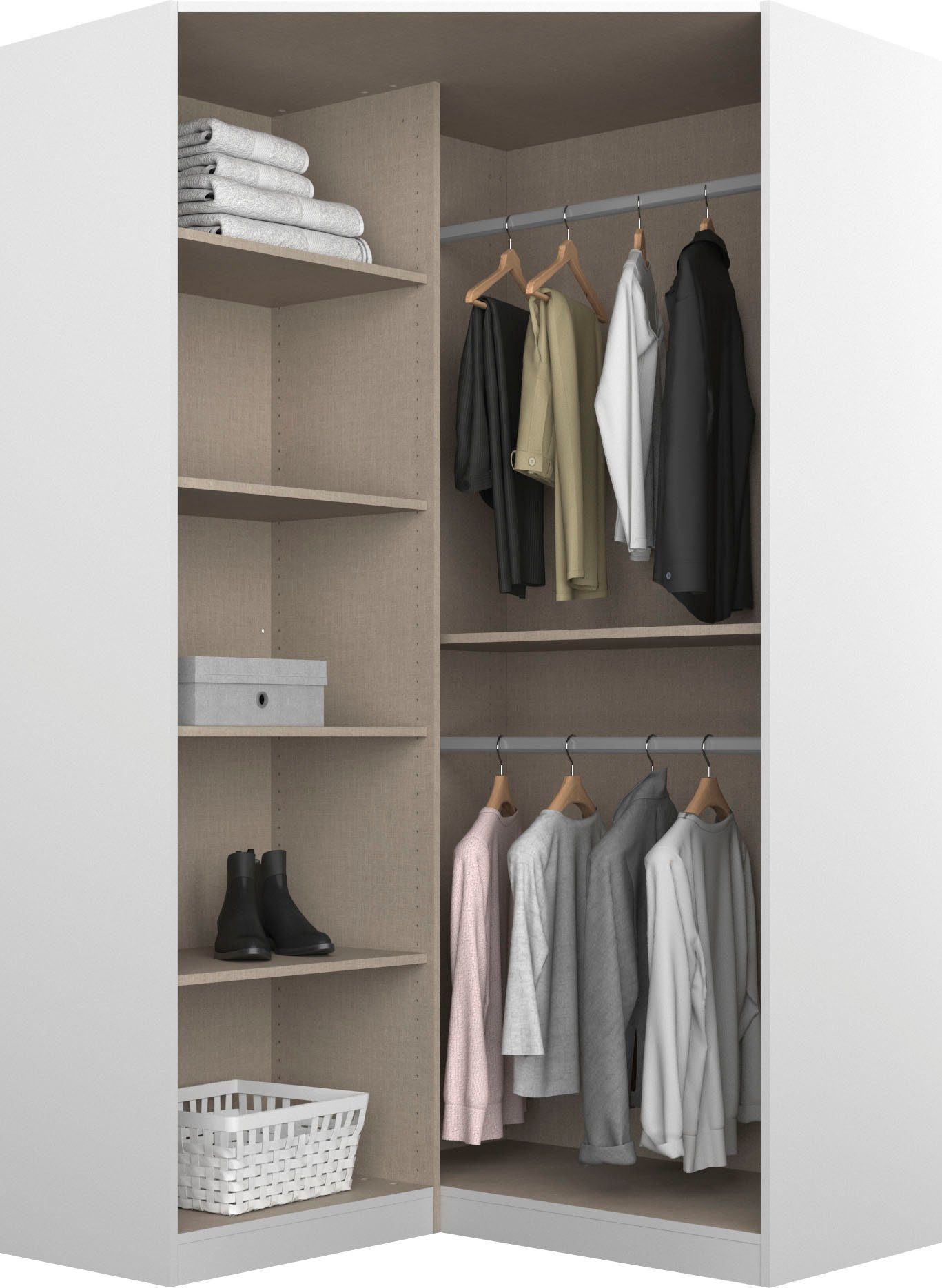 rauch HoekKledingkast kast garderobe garderobekast hoekkast HOMBURG