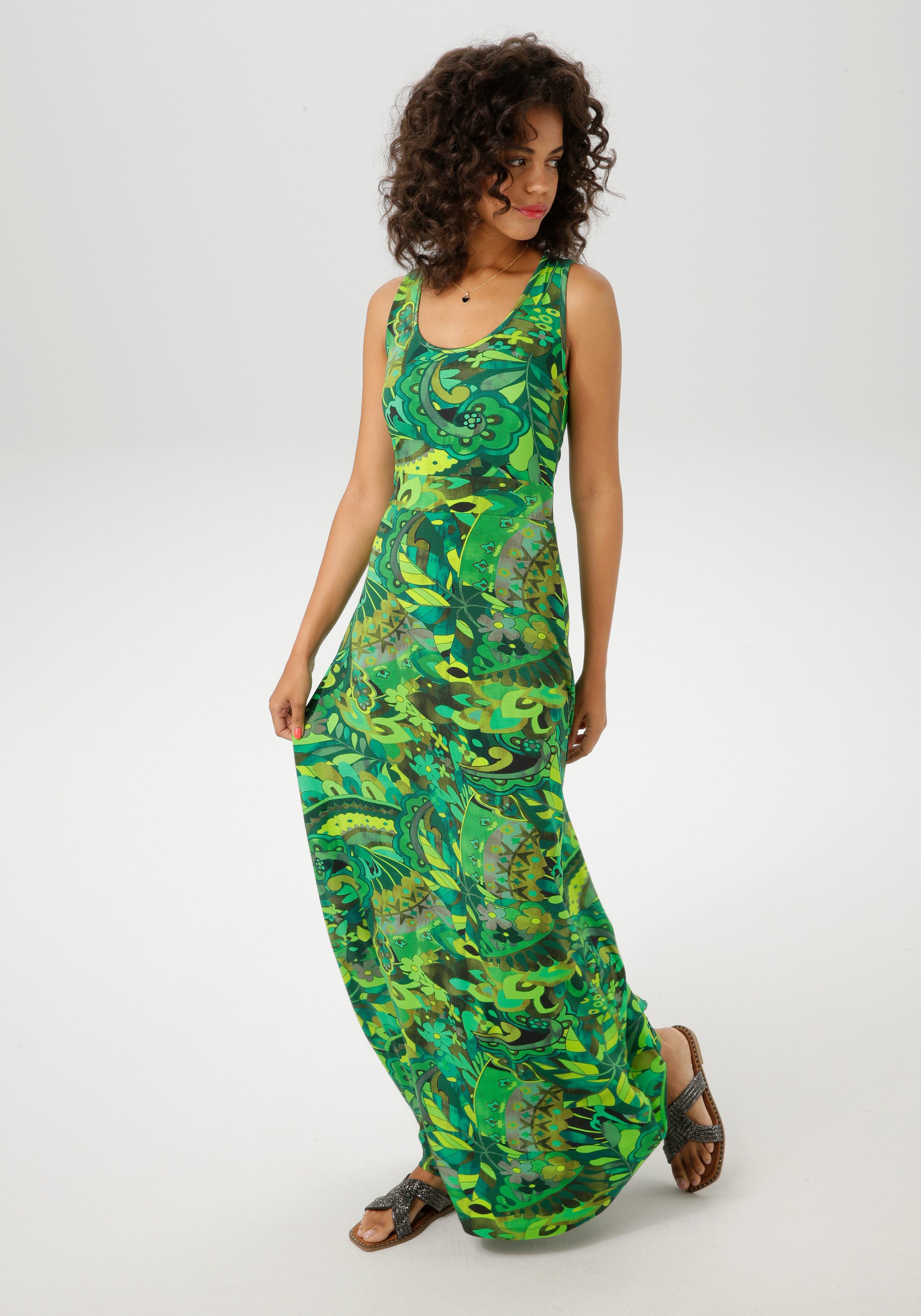 Aniston CASUAL Zomerjurk met extravagante print in batik-design - nieuwe collectie